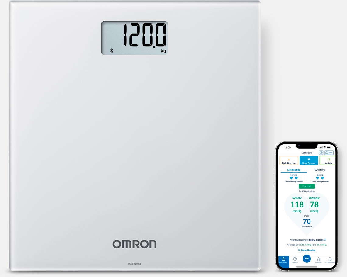 Omron Personenwaage »OMRON HN300T2 Intelli IT«, mit kostenloser App