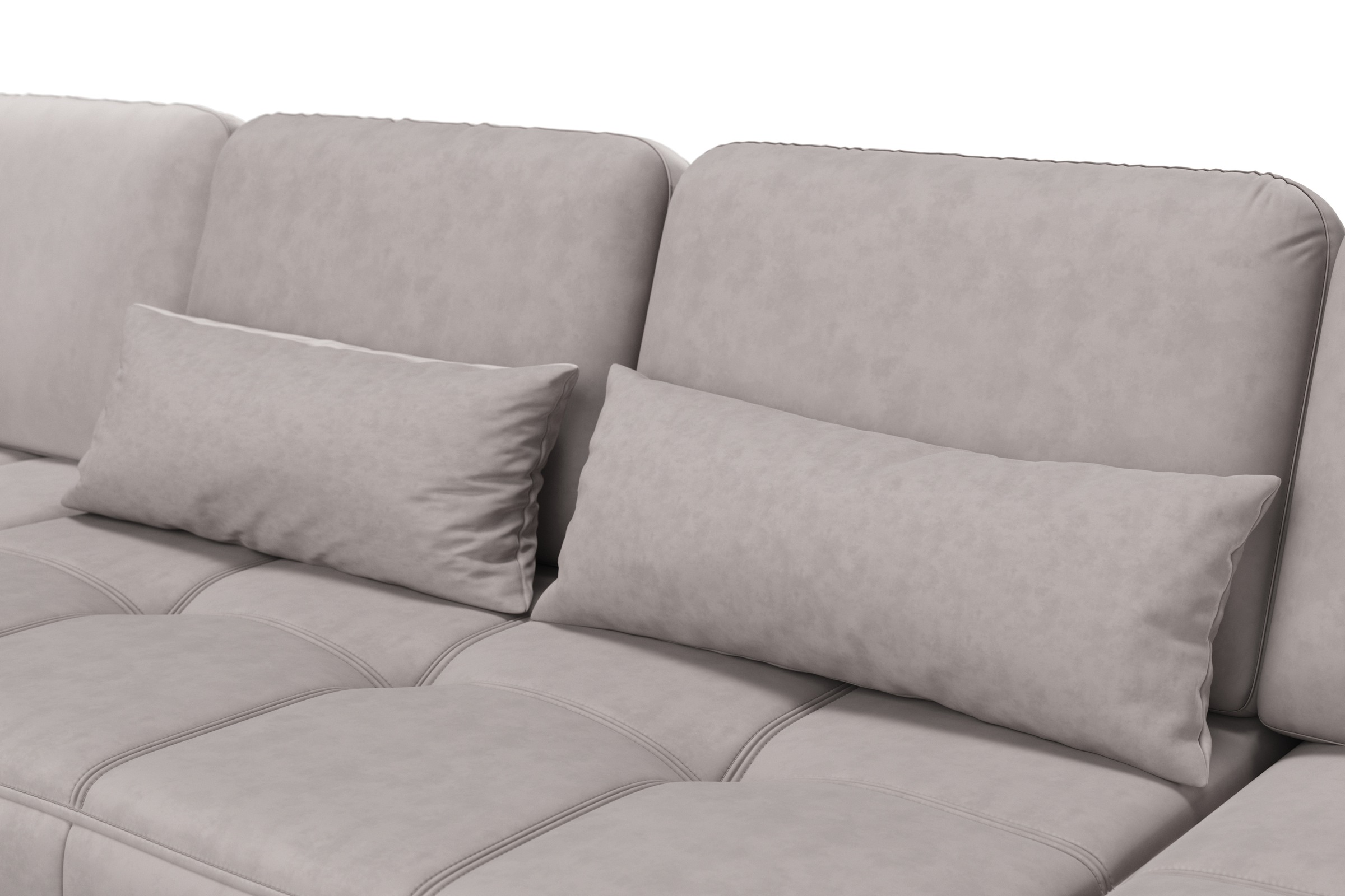 sit&more Wohnlandschaft »Bendigo U-Form«, inklusive Sitztiefenverstellung, Bodenfreiheit 12 cm, in 2 Fußfarben