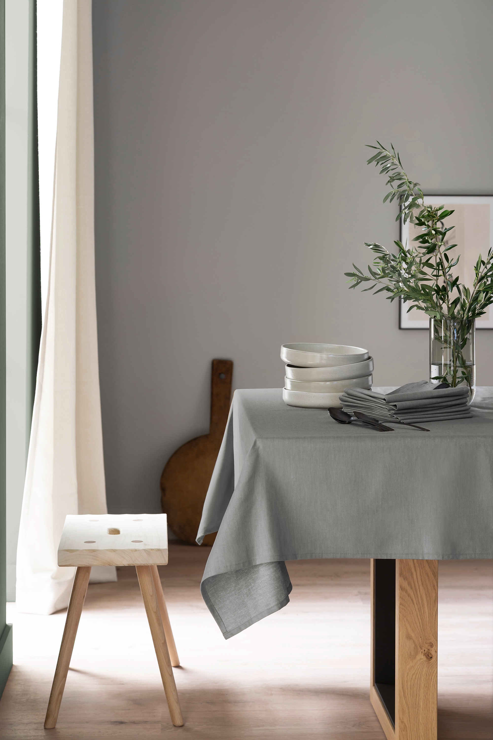 SCHÖNER WOHNEN-Kollektion Tischdecke »Base« aus reiner, sanforisierter Baumwolle