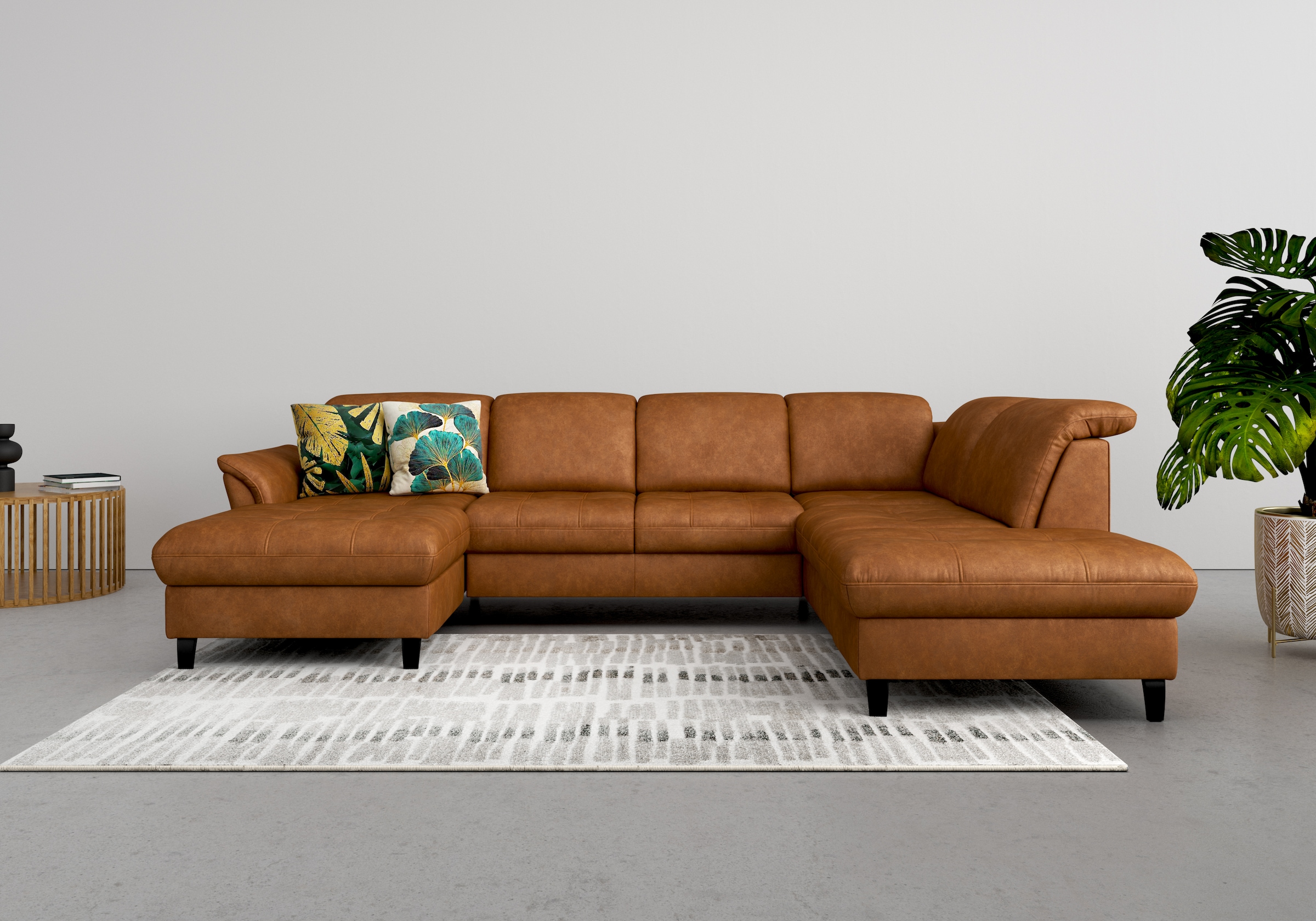 sit&more Wohnlandschaft »Maggiore U-Form« wahlweise mit Kopfteilverstellung günstig online kaufen