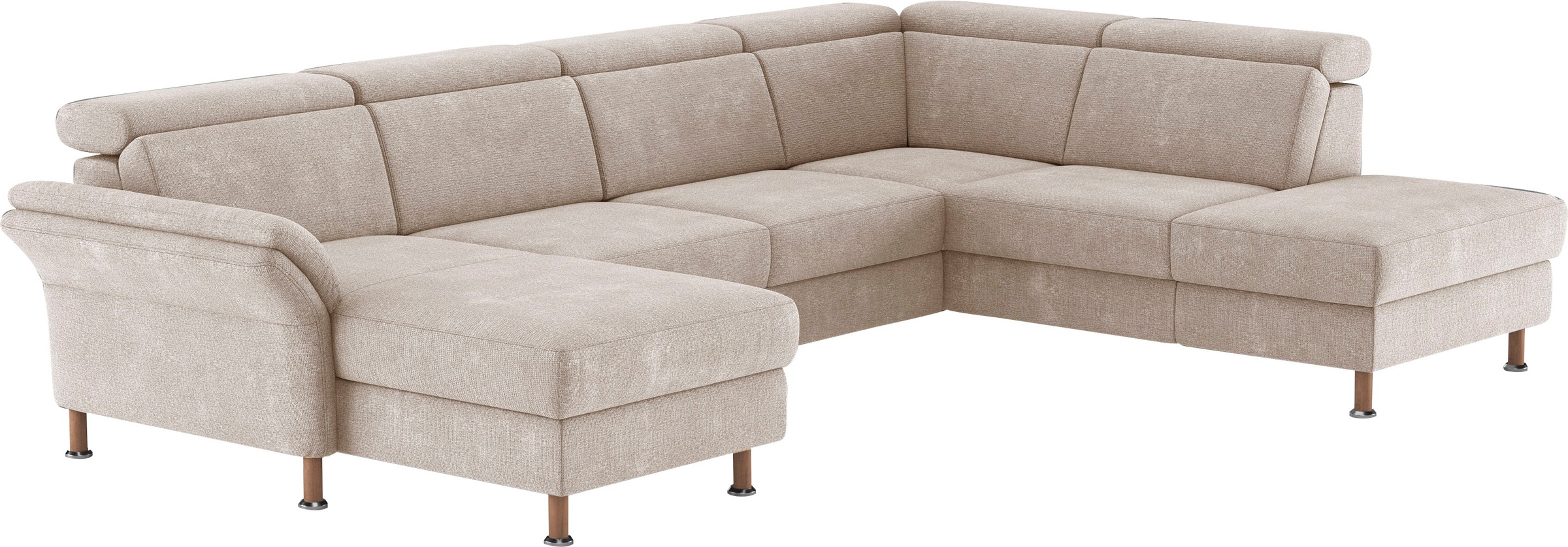 Home affaire Wohnlandschaft »Calypso U-Form«, wahlweise mit motorischer Relaxfunktion