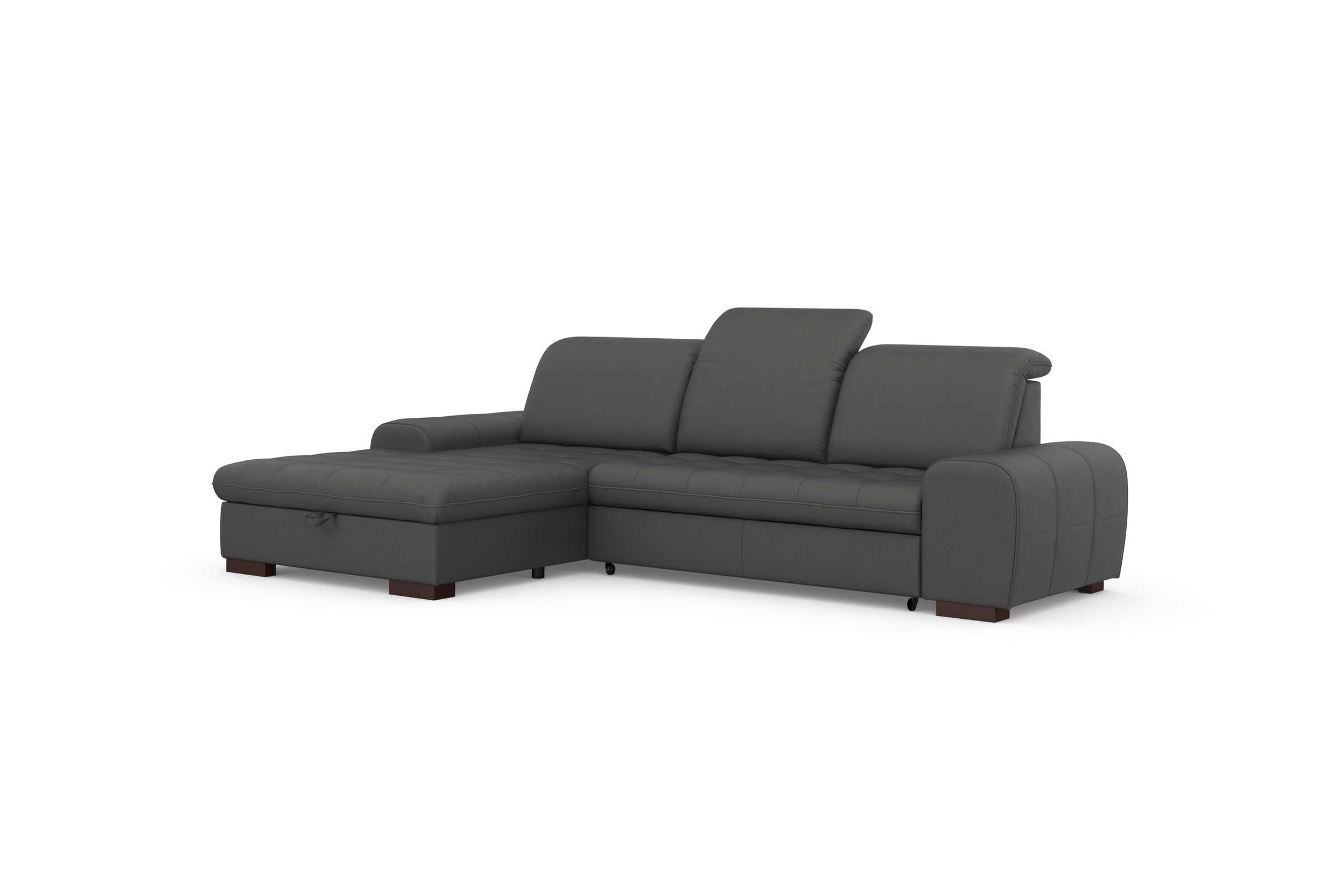 sit&more Ecksofa »Luxor L-Form«, wahlweise mit Bettfunktion, Bettkasten und Kopfteilverstellung