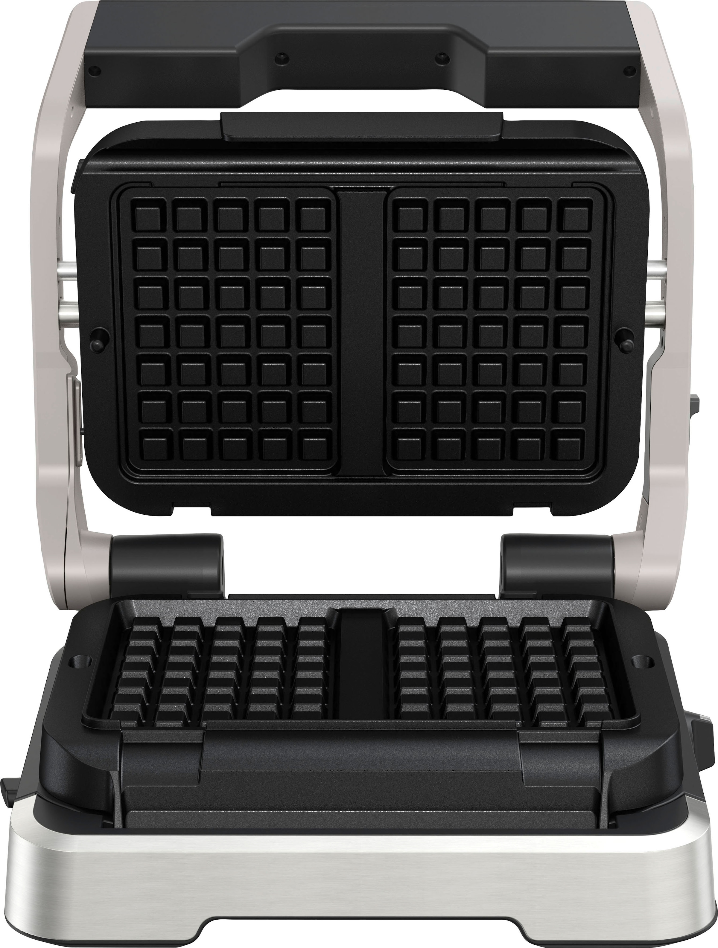 Tefal Waffelplatten »XA7308 OptiGrill«, Aluminium, (2 St.), für 4in1 und 2in1 Modelle, Zubereitung von Belgischen Waffeln