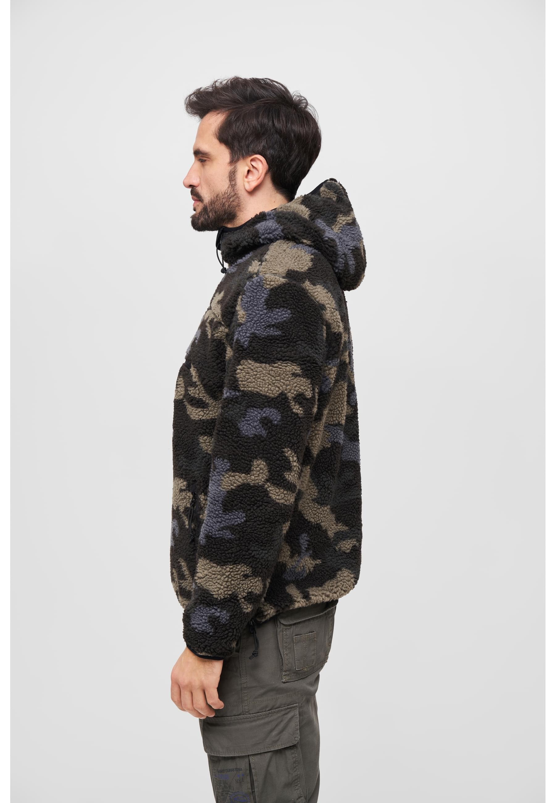Brandit Anorak »Brandit Herren Teddyfleece Worker Pullover« 1 Stk. tlg. mit Kapuze