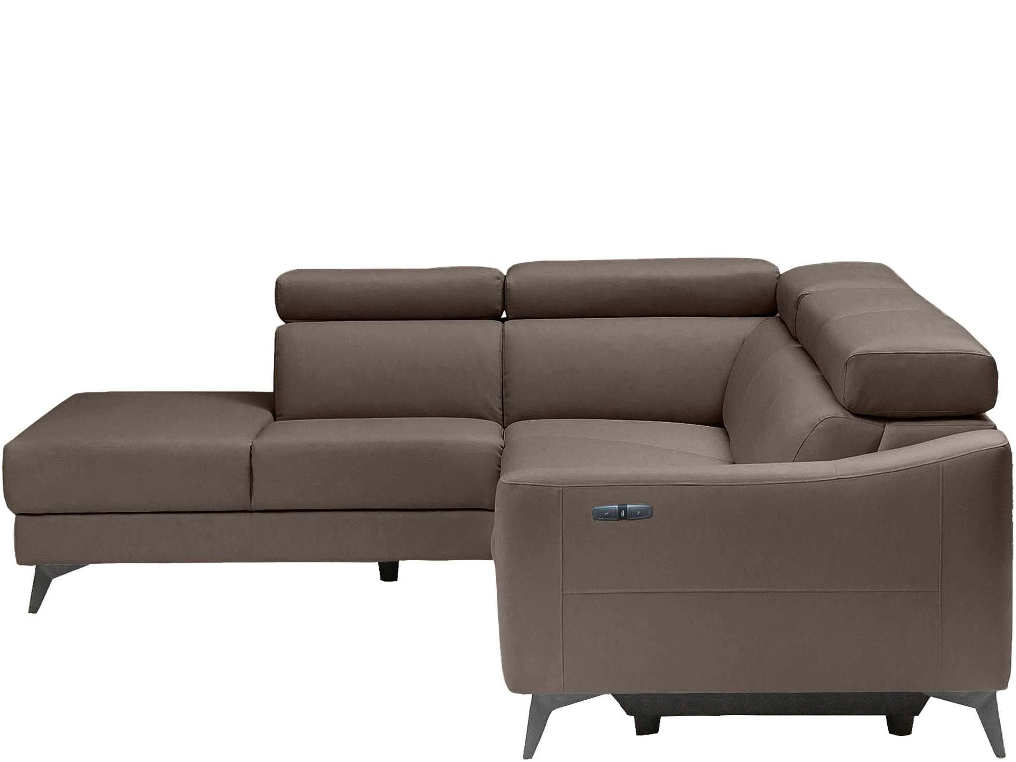 Places of Style Ecksofa »Valerio«, mit 1 elektrischer Relaxfunktion und USB-Anschluß