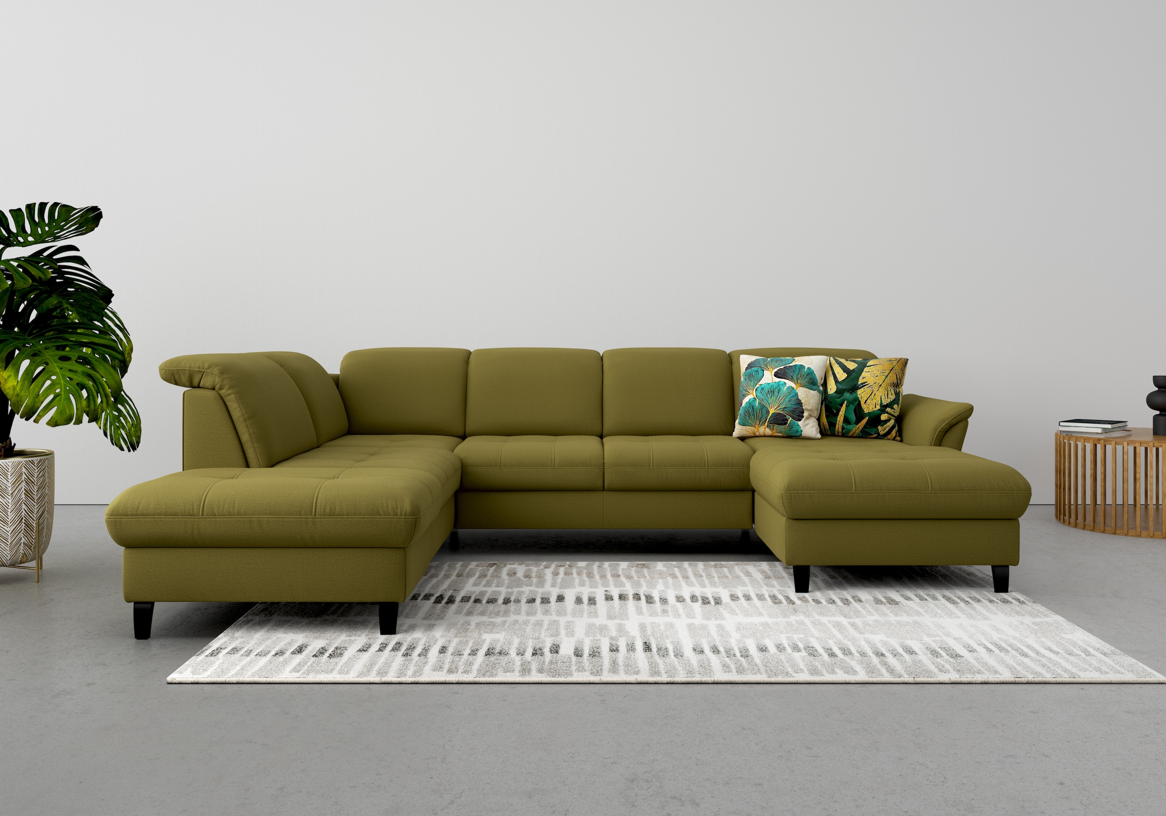 sit&more "Maggiore U-Form" wahlweise mit Kopfteilverstellung, Bettfunktion günstig online kaufen