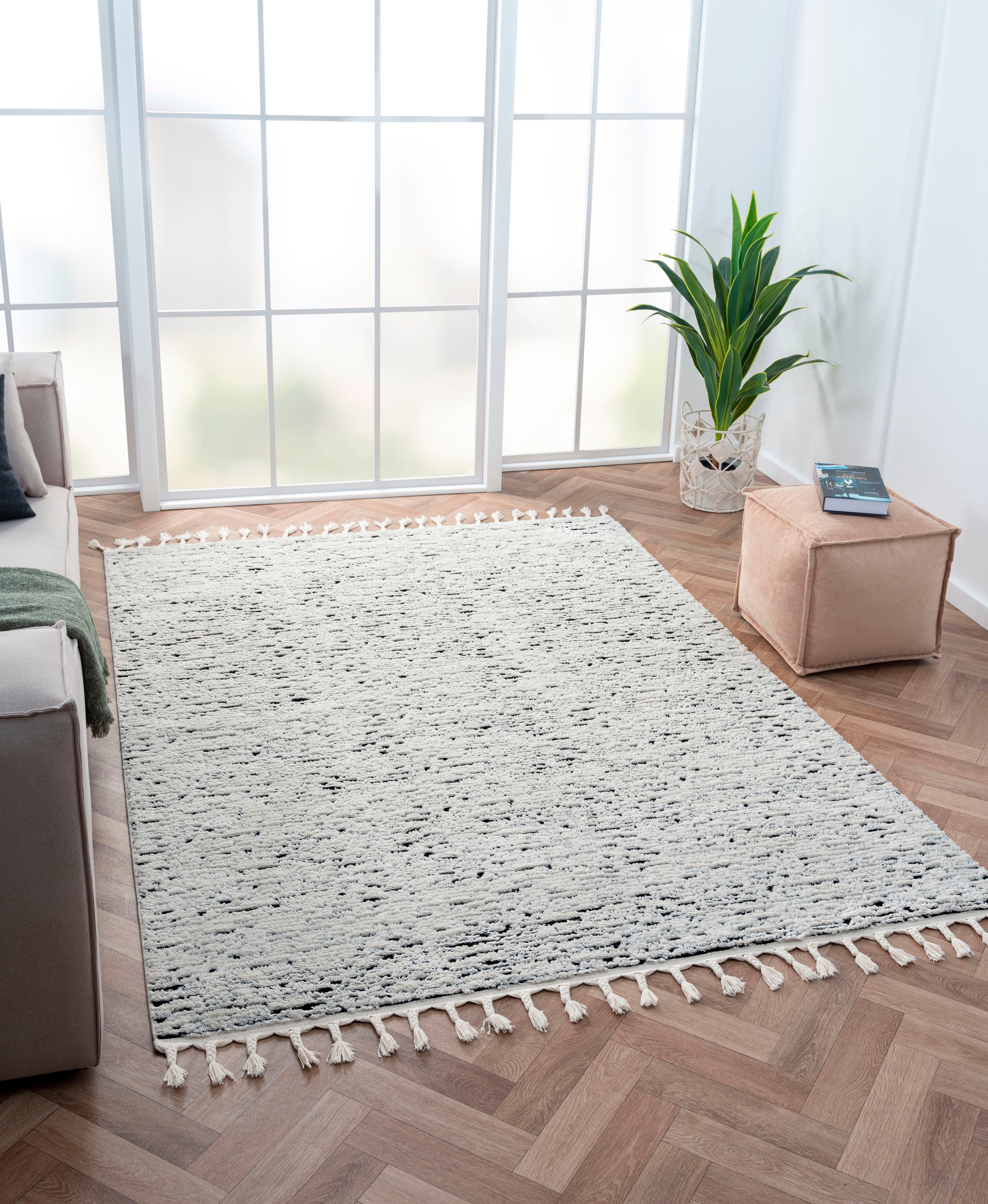 Myflair Möbel & Accessoires Hochflor-Teppich »Moroccan Rockface«, rechtecki günstig online kaufen