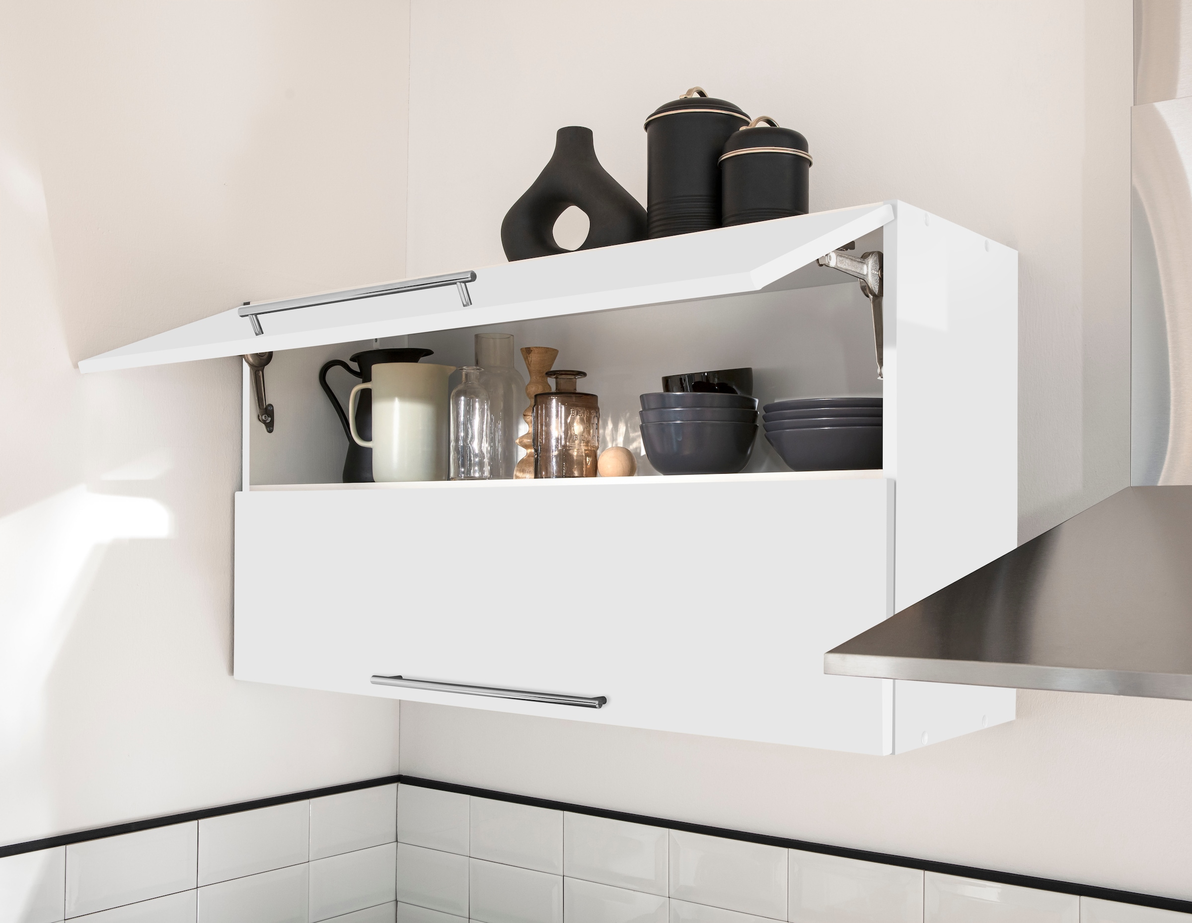 KOCHSTATION Winkelküche »KS-Samos« Stellbreite 220x220 cm, wahlweise mit E-Geräten, mit Arbeitsplatte