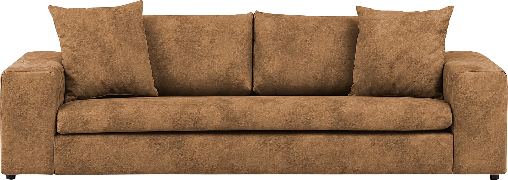 Home affaire 3-Sitzer »SLEETLAND XXL in Samtvelours oder Vintage-Leder-Opti günstig online kaufen