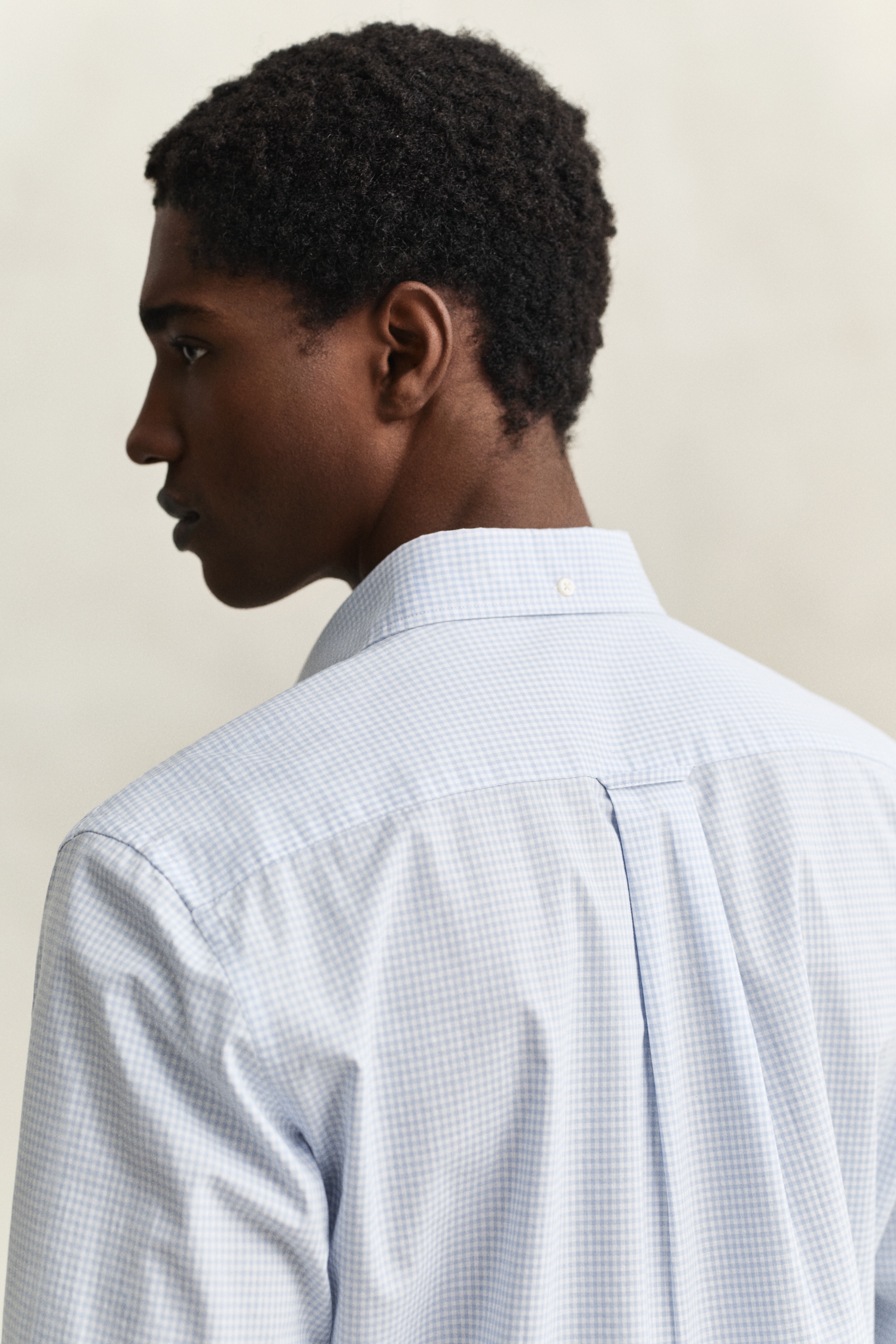 Gant Langarmhemd »REG CLASSIC POPLIN GINGHAM SHIRT« mit Logostickerei, Baumwoll-Popeline