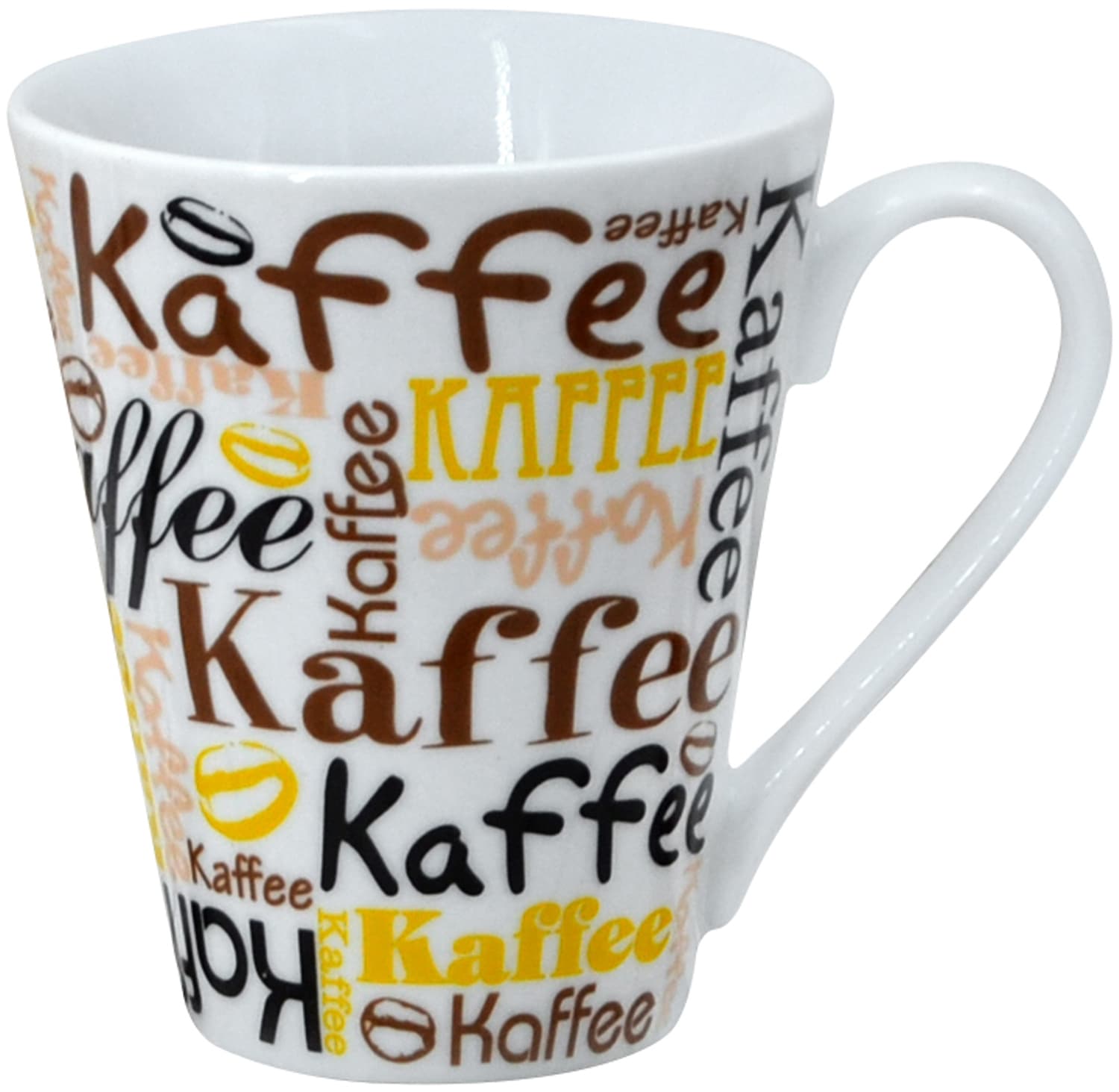 Retsch Arzberg Becher »Kaffeescript«, (Set, 4 tlg.), 4-teilig