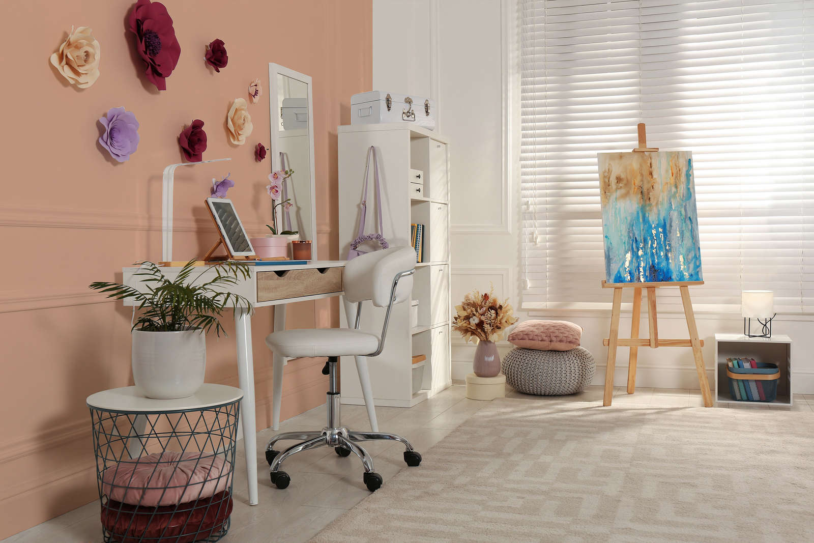 A.S. Création Wandfarbe »Premium Innenwandfarbe PURO Tuchmatt diverse apricot« ideal für Wohnzimmer, Schlafzimmer, Flur und Küche, Farbwelt Apricot