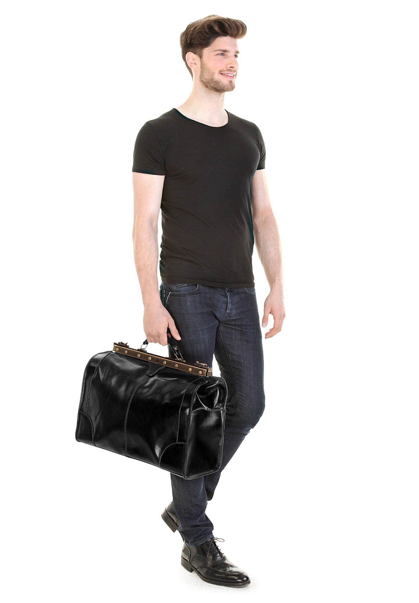 Piké Reisetasche »LOMBARDIA GRANDE«, echt Leder, Made in Italy