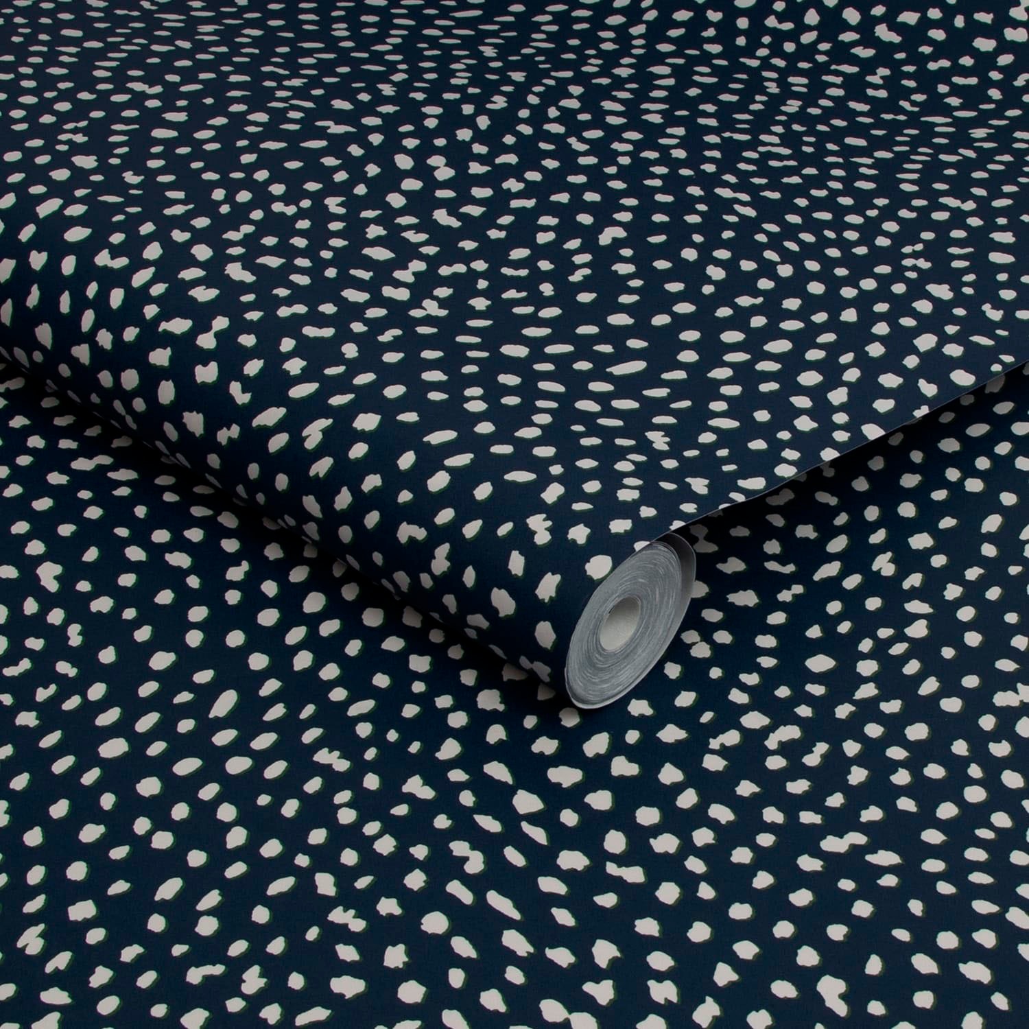 Joules Vliestapete »Guinea Spot French Navy« 3D-Optik glatt 3D-Optik