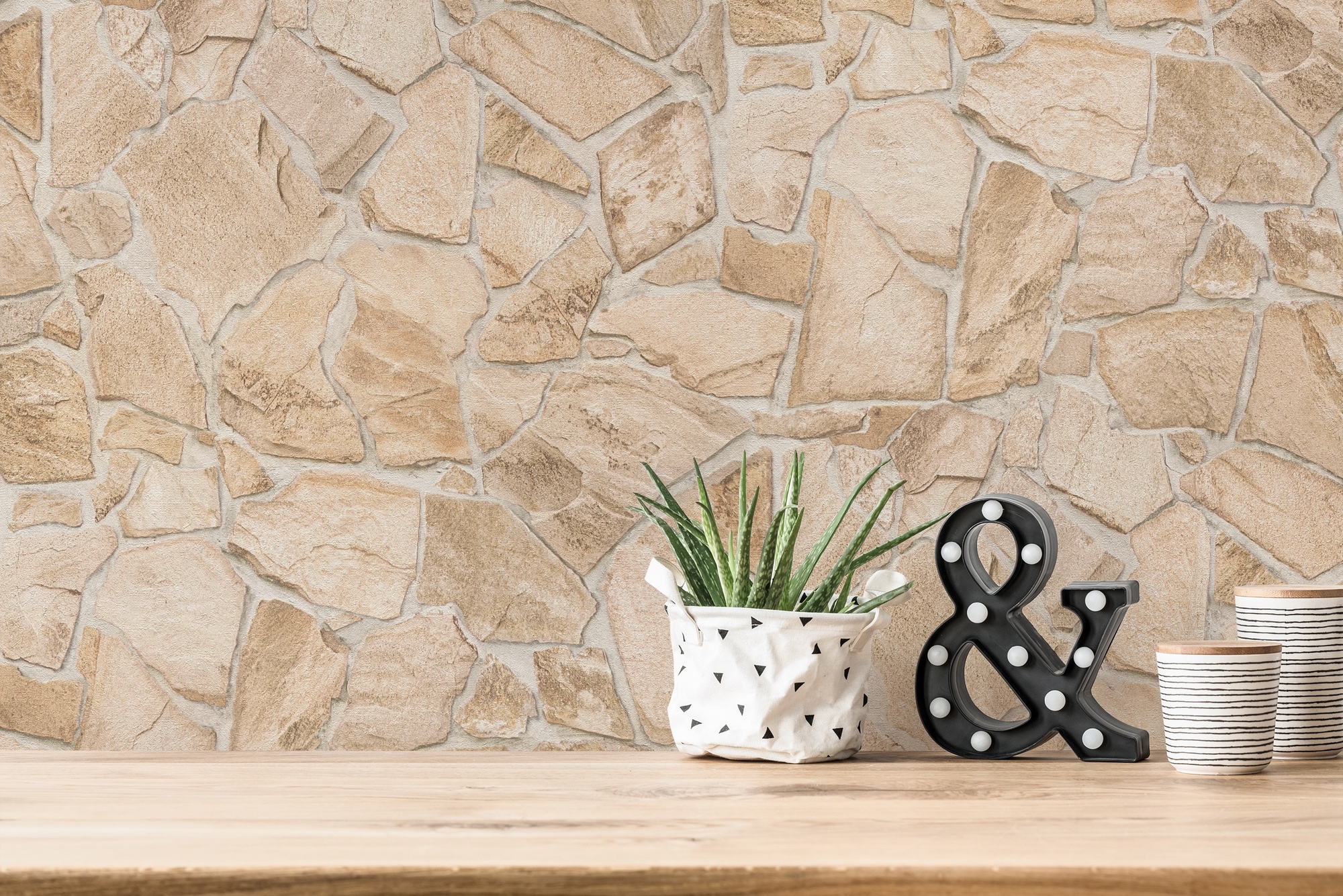 A.S. Création Vliestapete »Terra Tapete Steinoptik«, matt-gemustert-neutral, Stein-Tapete Steinwand Naturstein 3d-Optik Tapeten Wohnzimmer modern