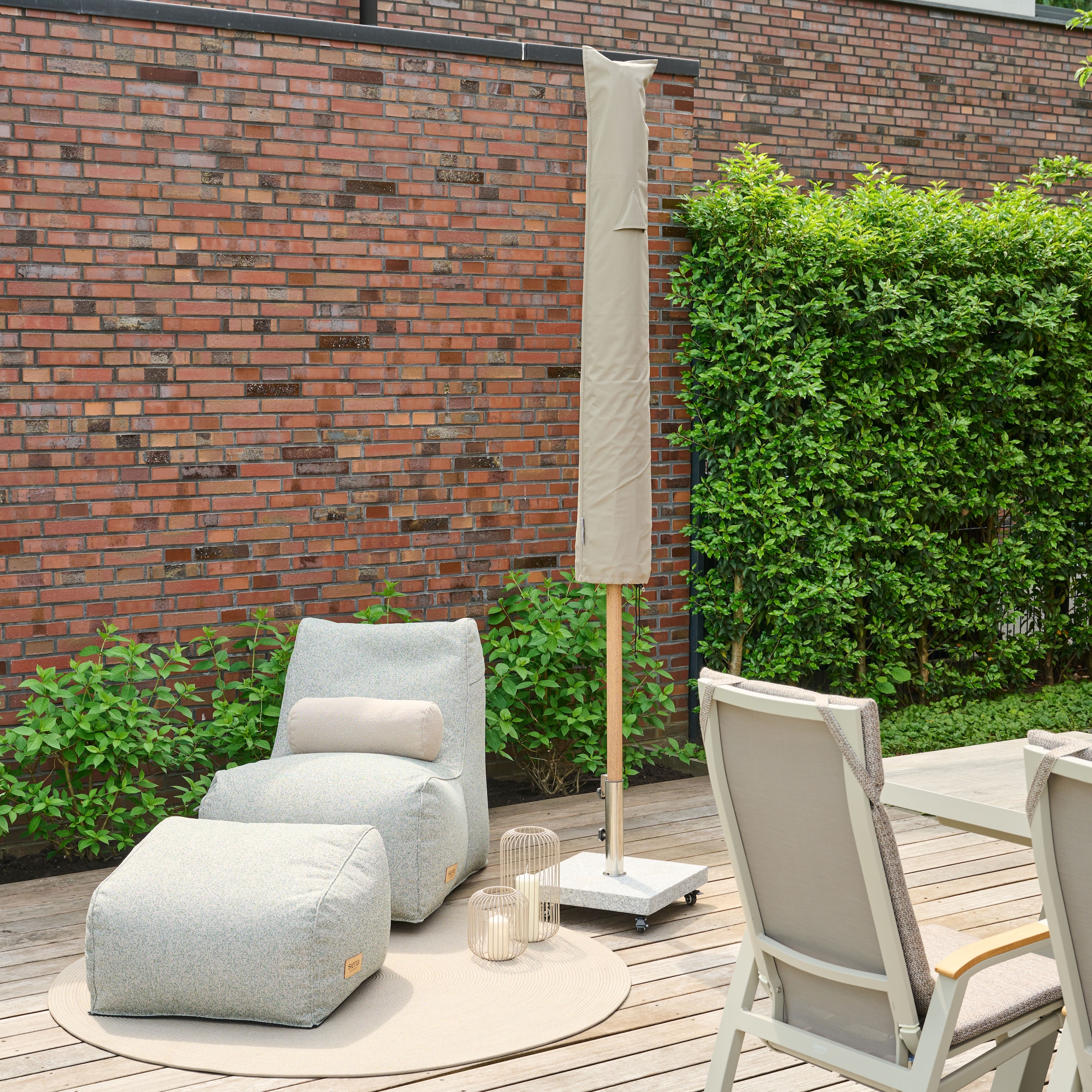 Siena Garden Gartenmöbel-Schutzhülle »Schirmhülle Plus« H165 x 25/35
