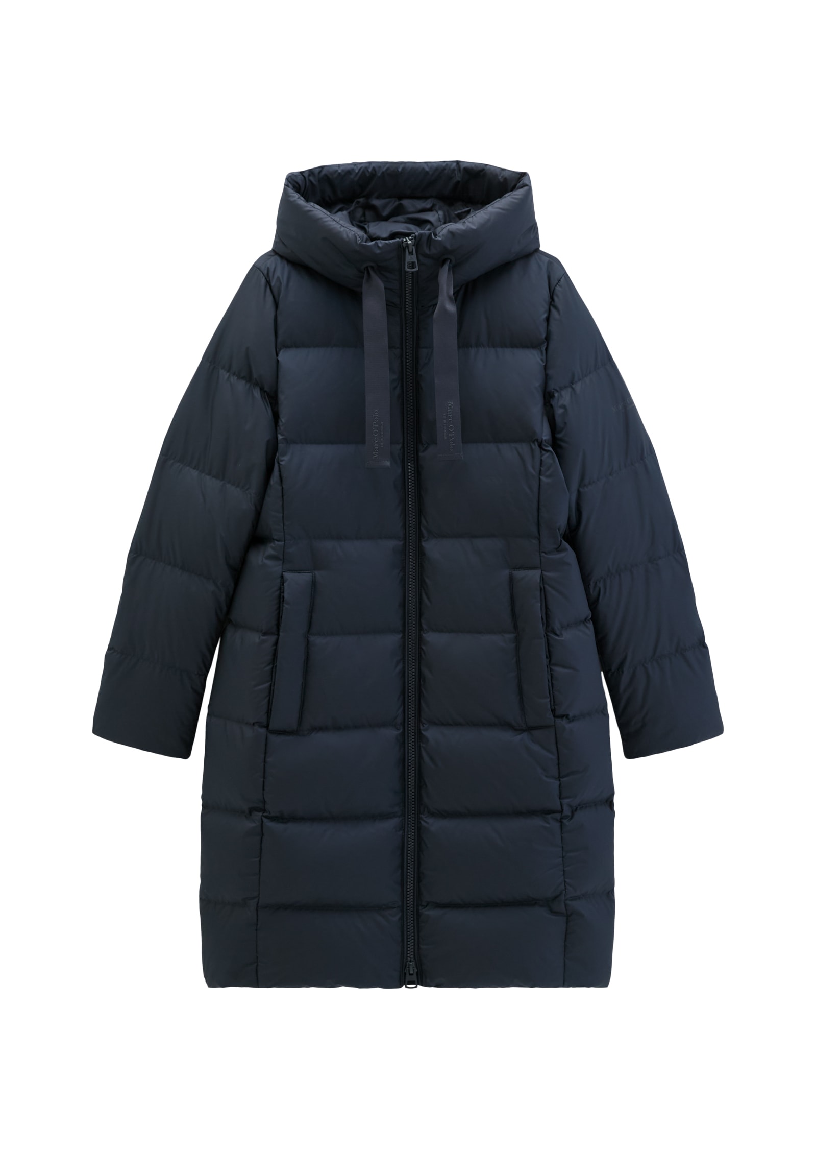 Marc O'Polo Daunenmantel mit 2-Way-Zipper und großer Kapuze - aktuelle HW26-Kollektion