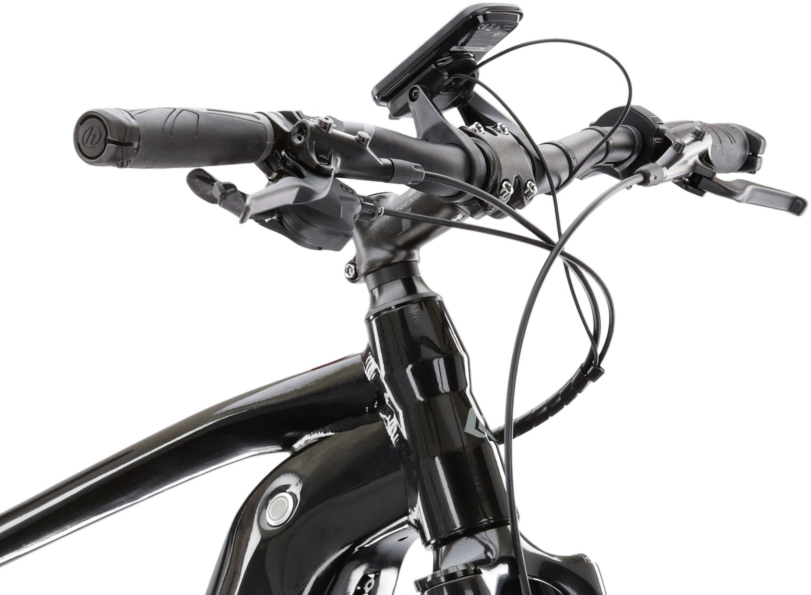 Kross E-Bike »E-Crossrad Evado Hybrid 6.0 28 Zoll schwarz«, 10 Gang, Shimano, DEORE XT T8000, Mittelmotor 250 W
