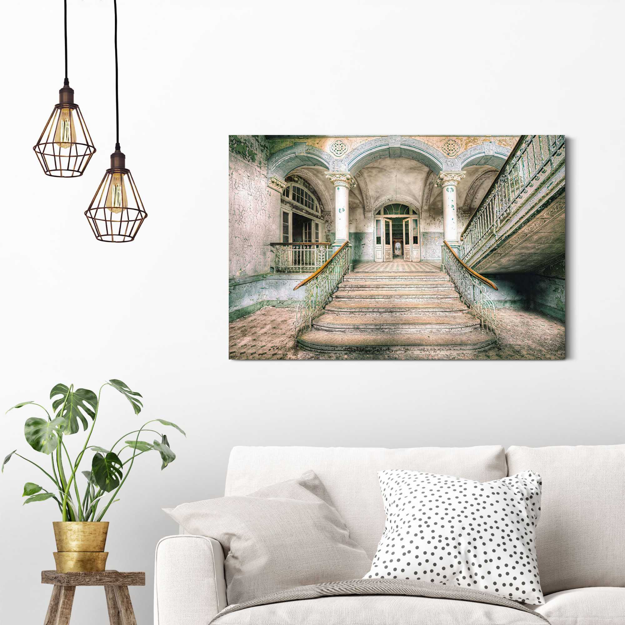 Reinders Holzbild "Deco Panel 60x90 Abandoned Entrance" günstig online kaufen