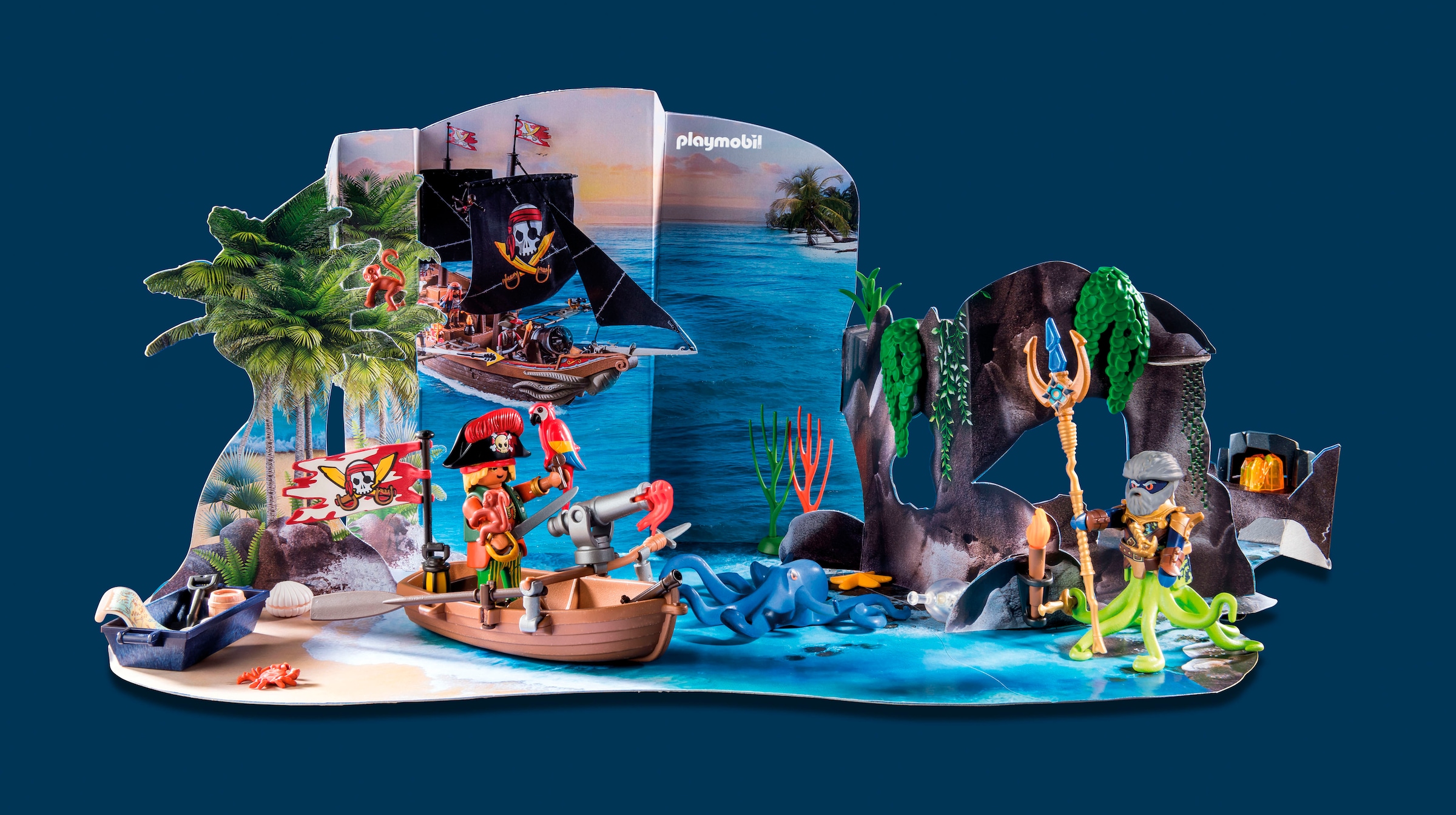 Playmobil® Spielzeug-Adventskalender »Spielbausteine, Piraten (71636), Pirates« ab 4 Jahren Made in Europe