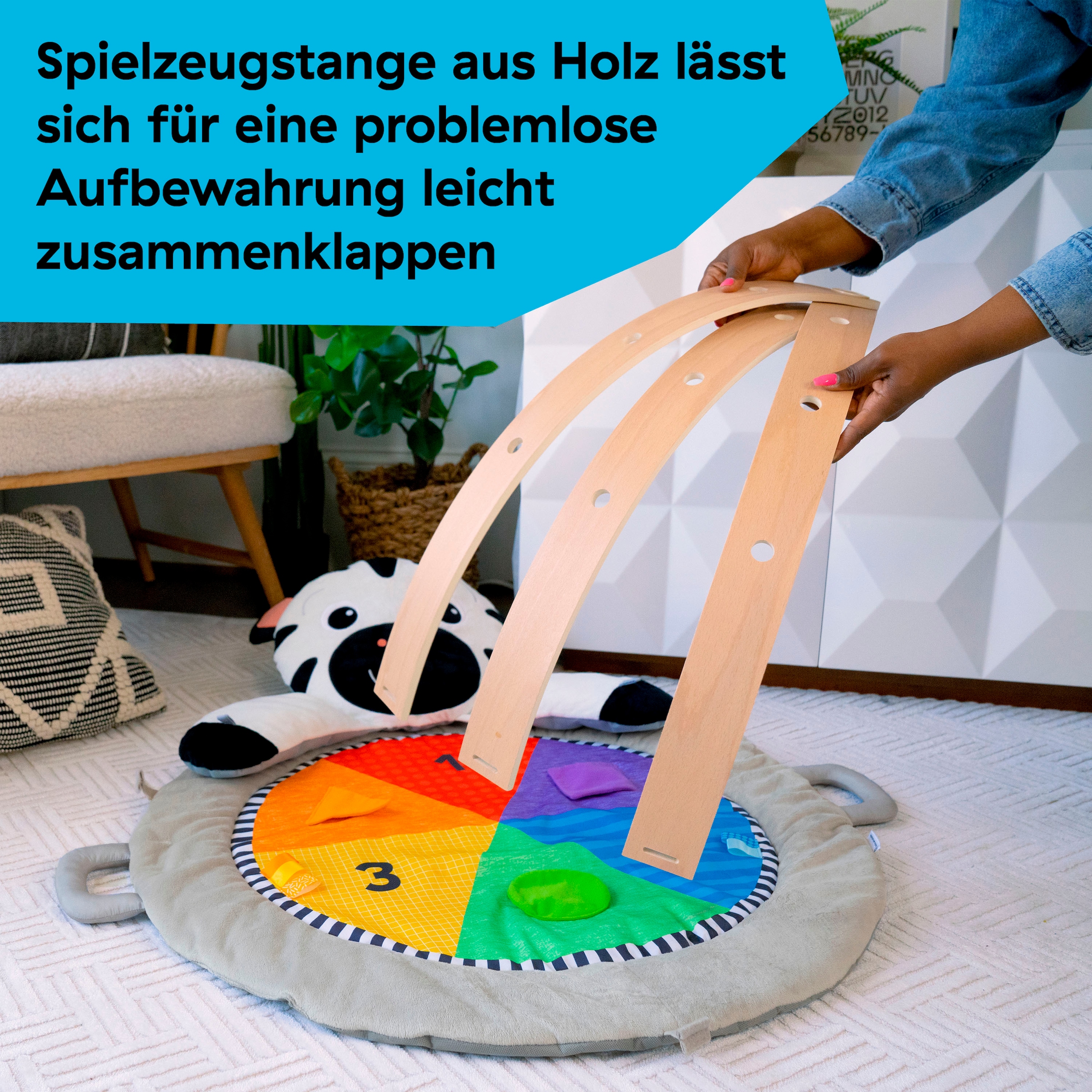 Baby Einstein Spielbogen »Zen's Activity Milestones™ Plush Gym« mit Licht- und Sound