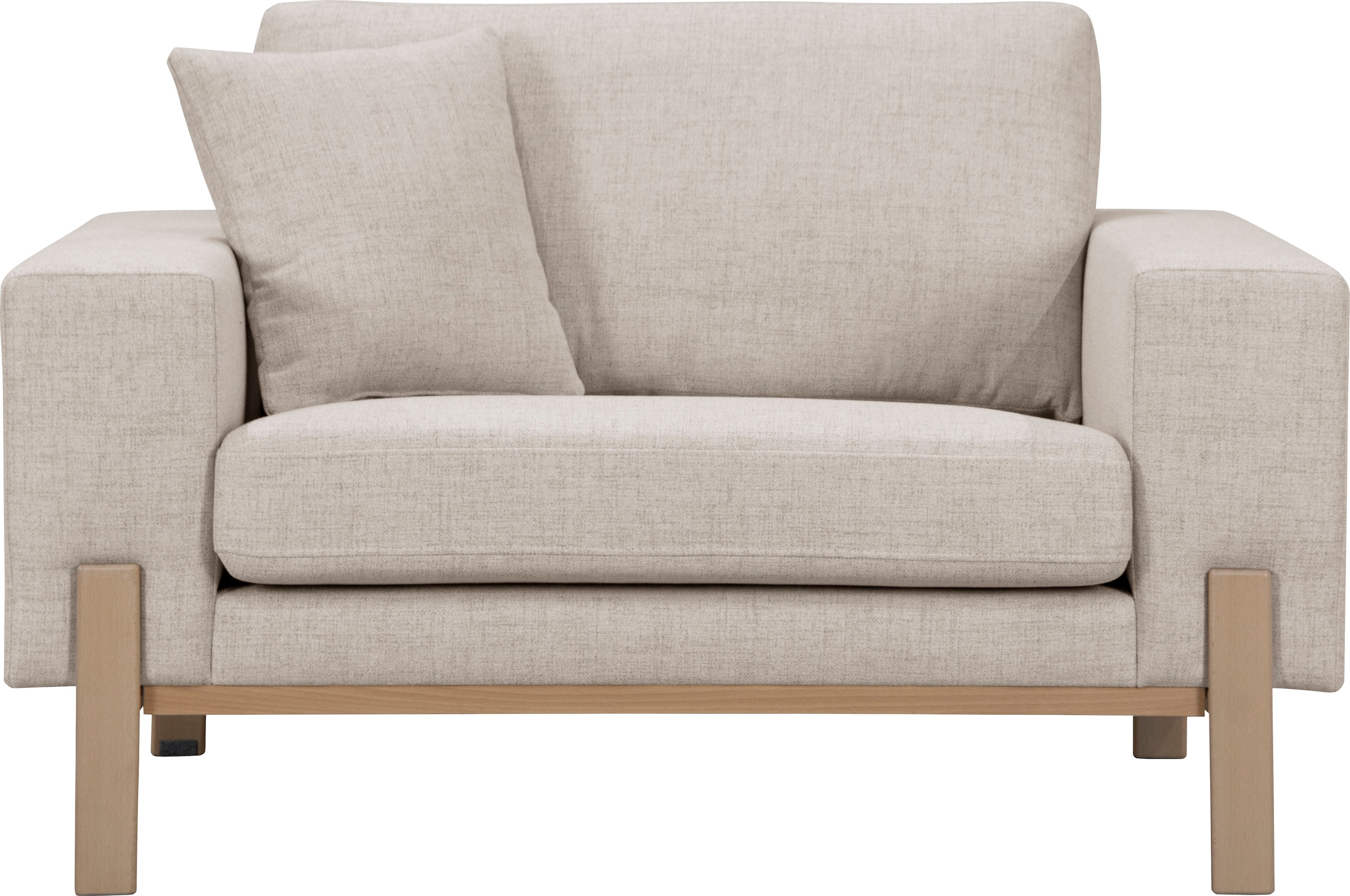 OTTO products Loveseat "Hanne Sessel mit Holzrahmen", Verschiedene Bezugsqu günstig online kaufen