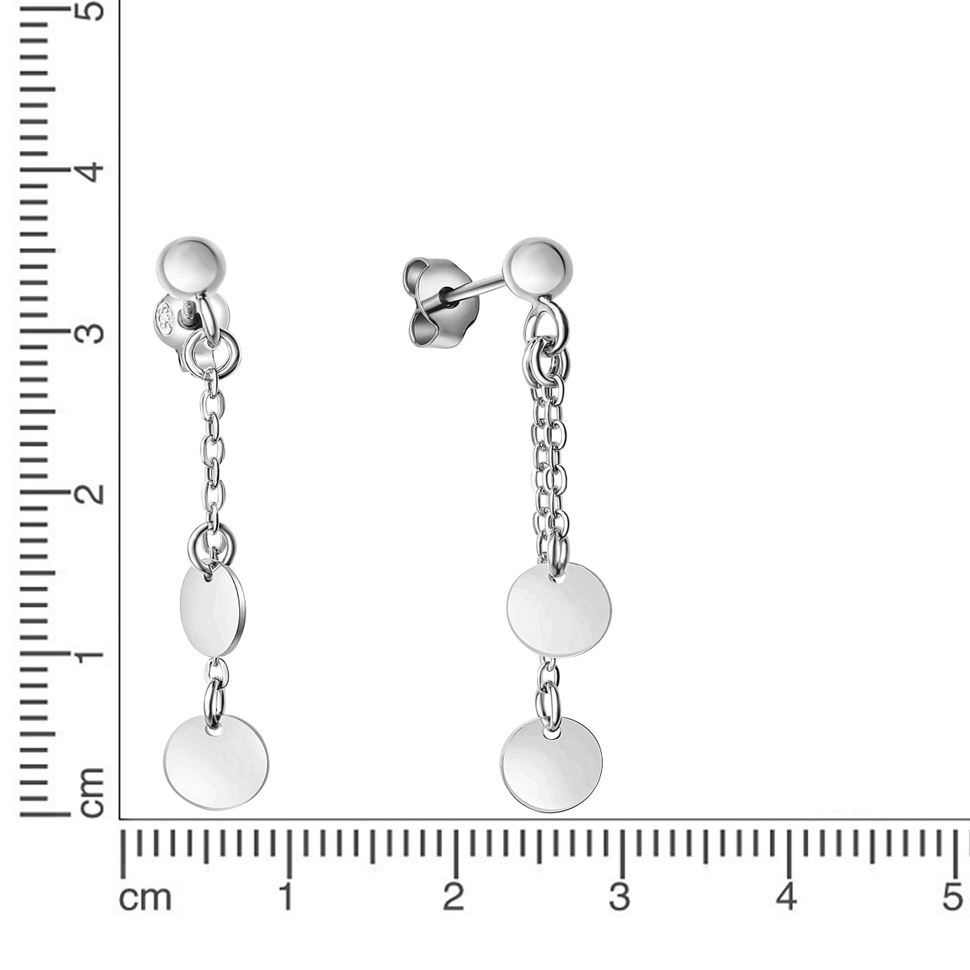 Vivance Paar Ohrstecker »925-Sterling Silber rhodiniert«