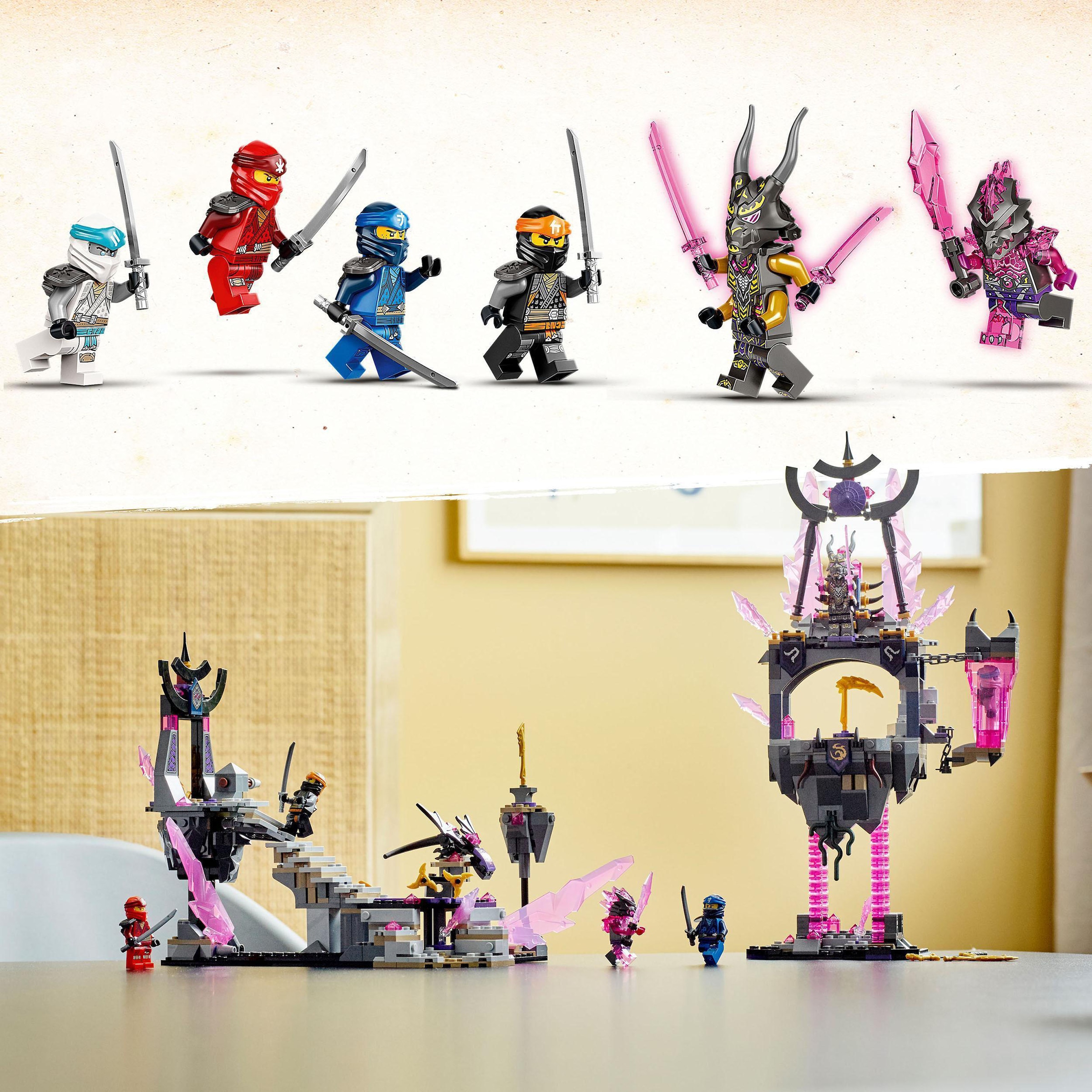 LEGO® Konstruktionsspielsteine »Der Tempel des Kristallkönigs (71771), LEGO® NINJAGO«, (703 St.), Made in Europe