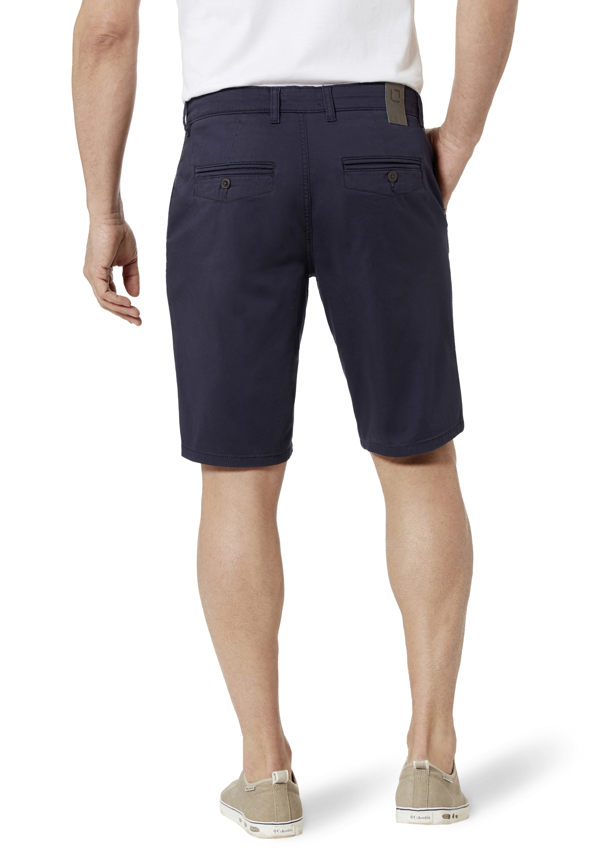 Stooker Men 5-Pocket-Jeans »Chinobermuda Bermuda«, Comfort Slim Fit Casual Clean Wash Twill Coloured für Herren