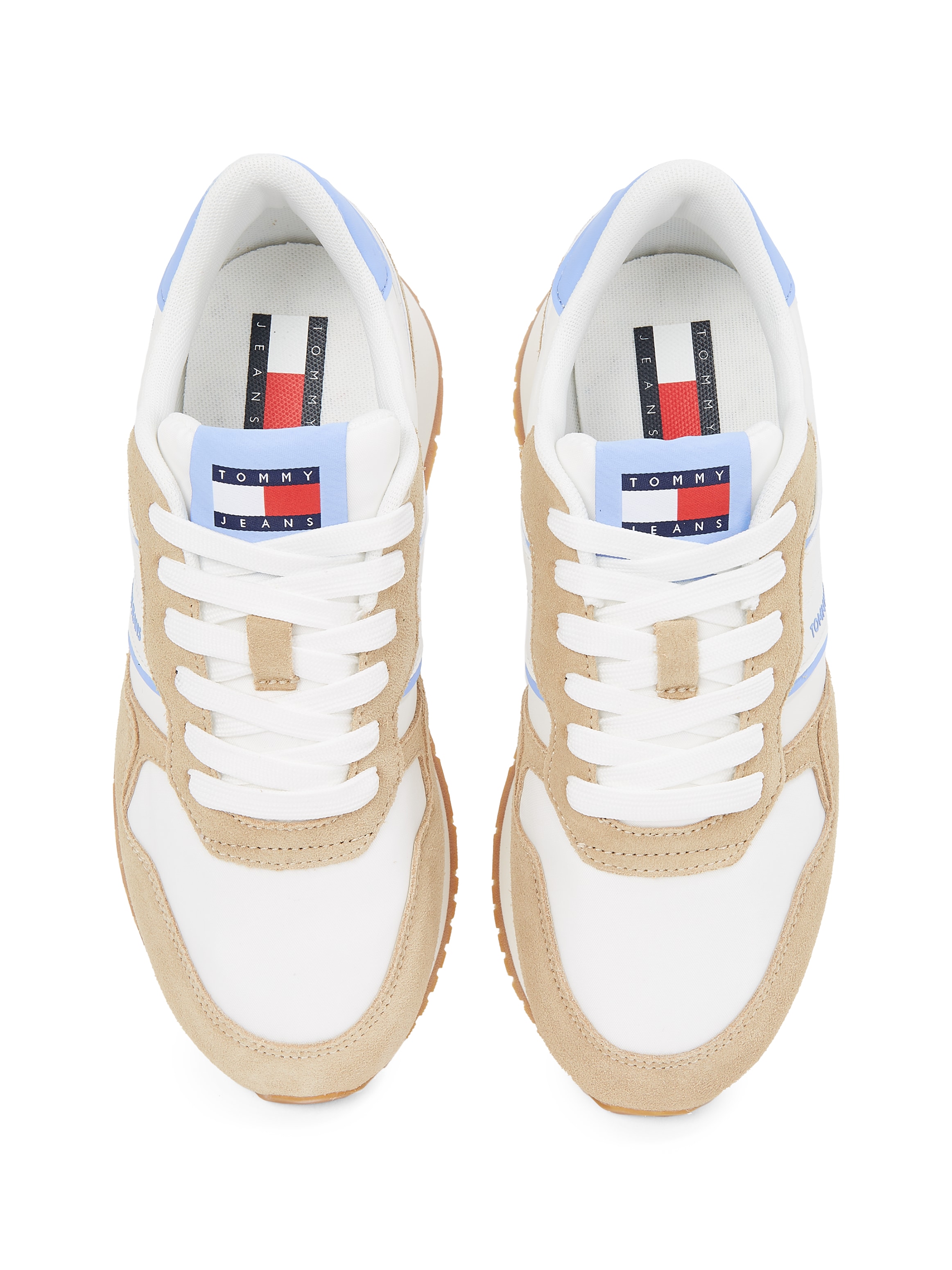 Tommy Jeans Plateausneaker »TJW EVA RUNNER LIGHT«  , Freizeitschuh, Halbschuh, Schnürschuh mit Kontrastbesätzen