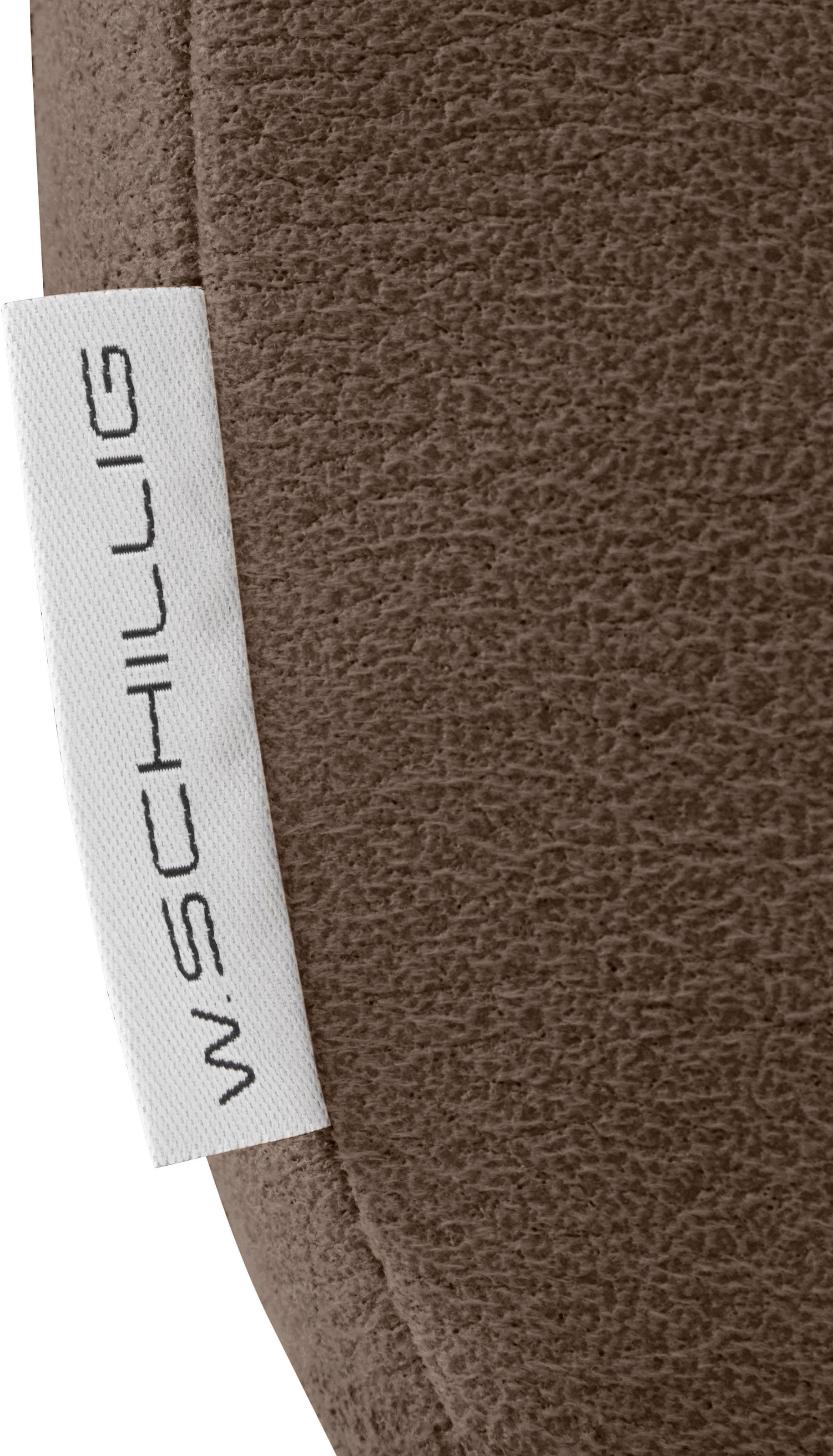 W.SCHILLIG 2-Sitzer »enjoy&MORE«, mit Sitztiefenverstellung, Füße silber matt, Breite 202 cm