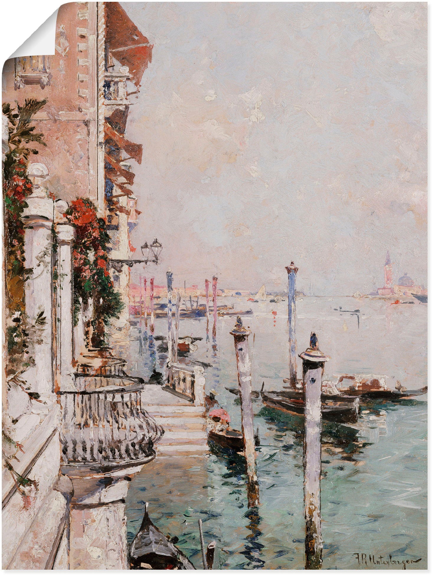 Artland Wandbild »Der Canal Grande, Venedig.«, Italien, (1 St.), als Leinwa günstig online kaufen