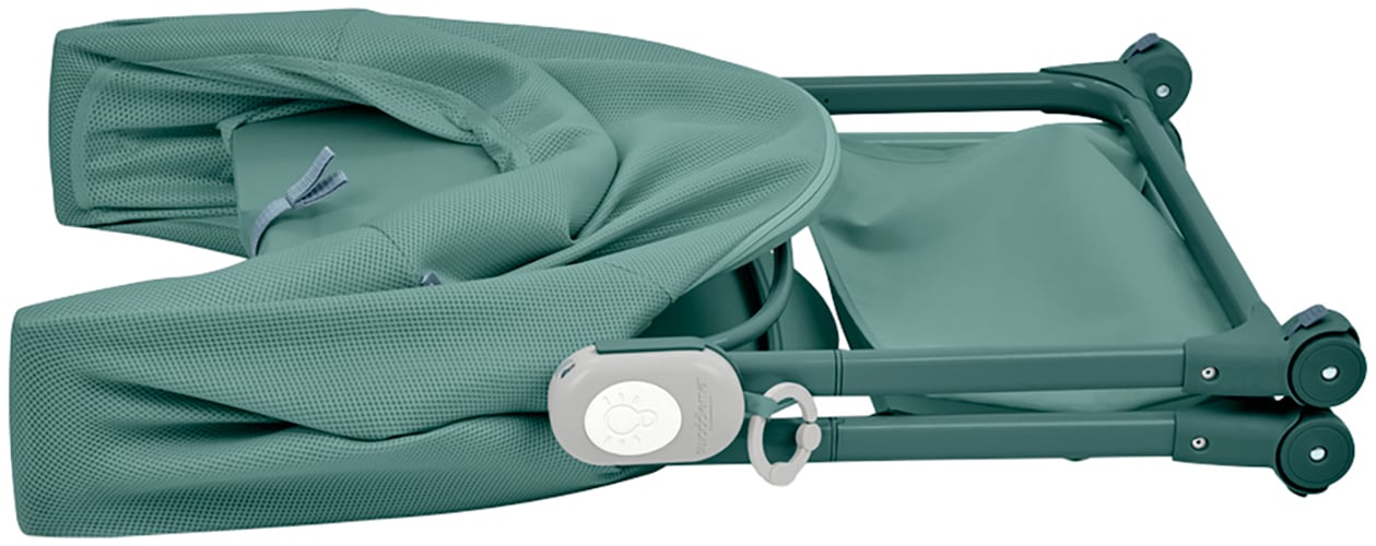 ingenuity Baby-Reisebett »Snooze & Stow™ Easy-Folding Bassinet, grün« faltbar