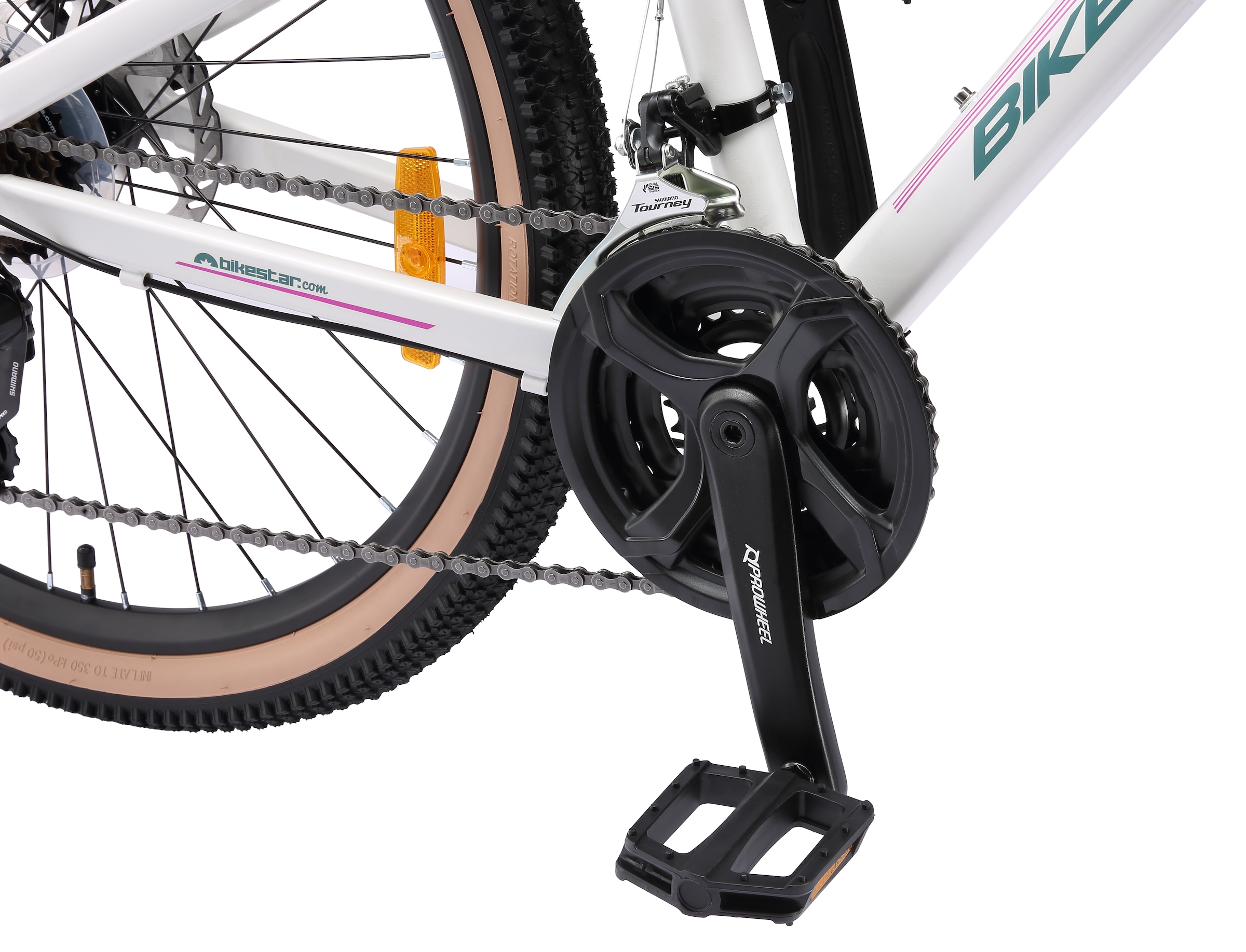 Bikestar Mountainbike 21 Gang Shimano RD-TY300 Schaltwerk Kettenschaltung für Damen und Herren, Kettenschaltung