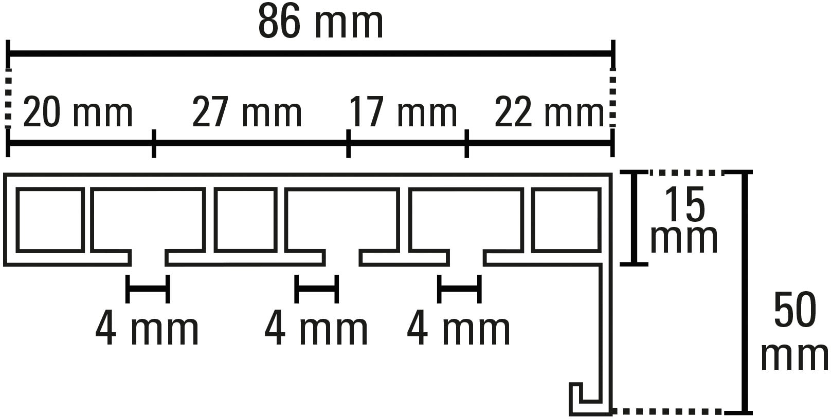 GARDINIA Vorhangschiene »mit Blende P2Ü«, mit Bohren, Holz, mit angespritzter Kunststoffblende