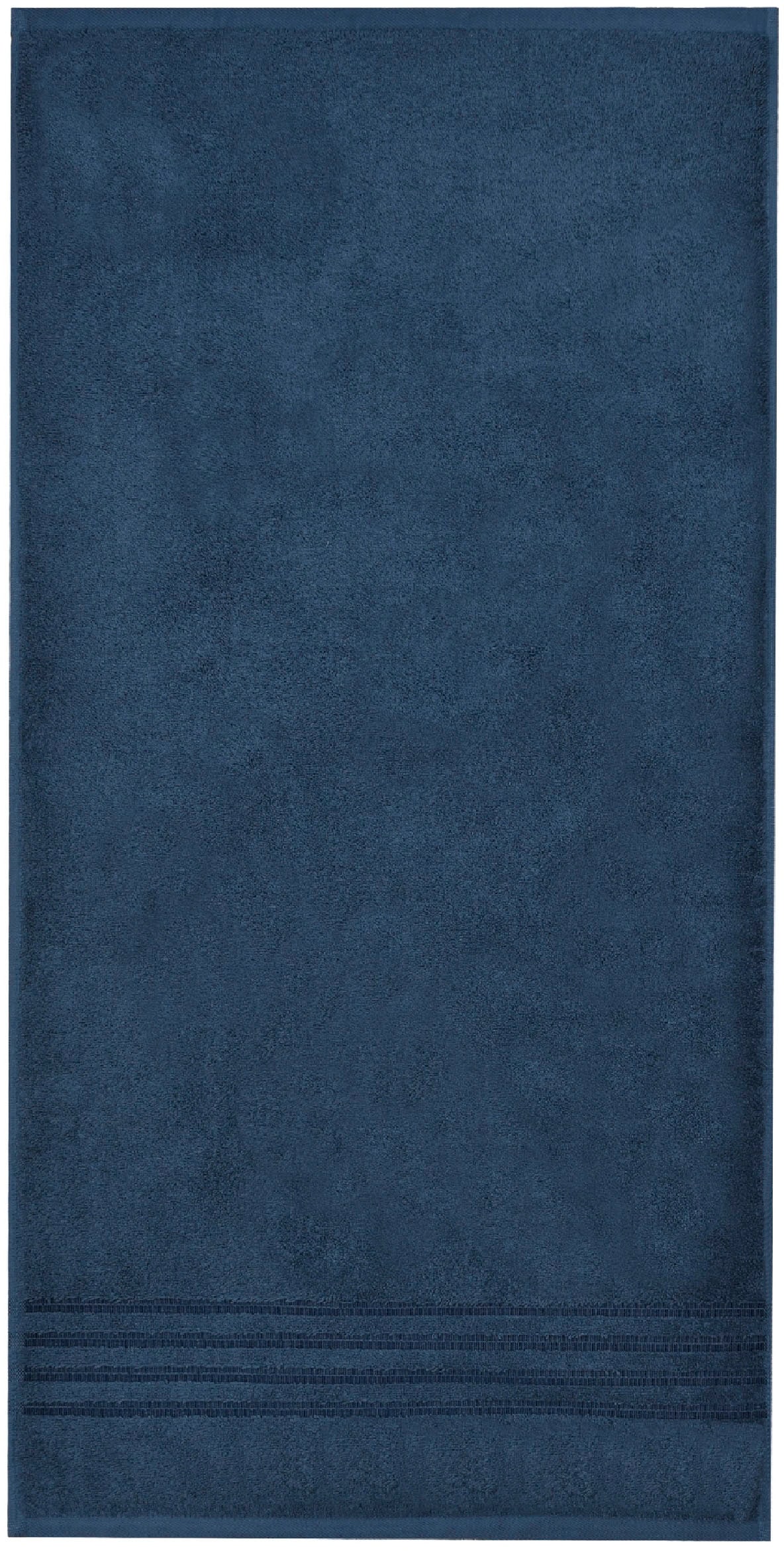 Schiesser Duschtücher »Milano aus 100% Baumwolle mit eleganter Bordüre in Hoch-Tief-Optik«, (Set, 2 St., 2er Set Badetücher 70 x 140 cm), Made in Green
