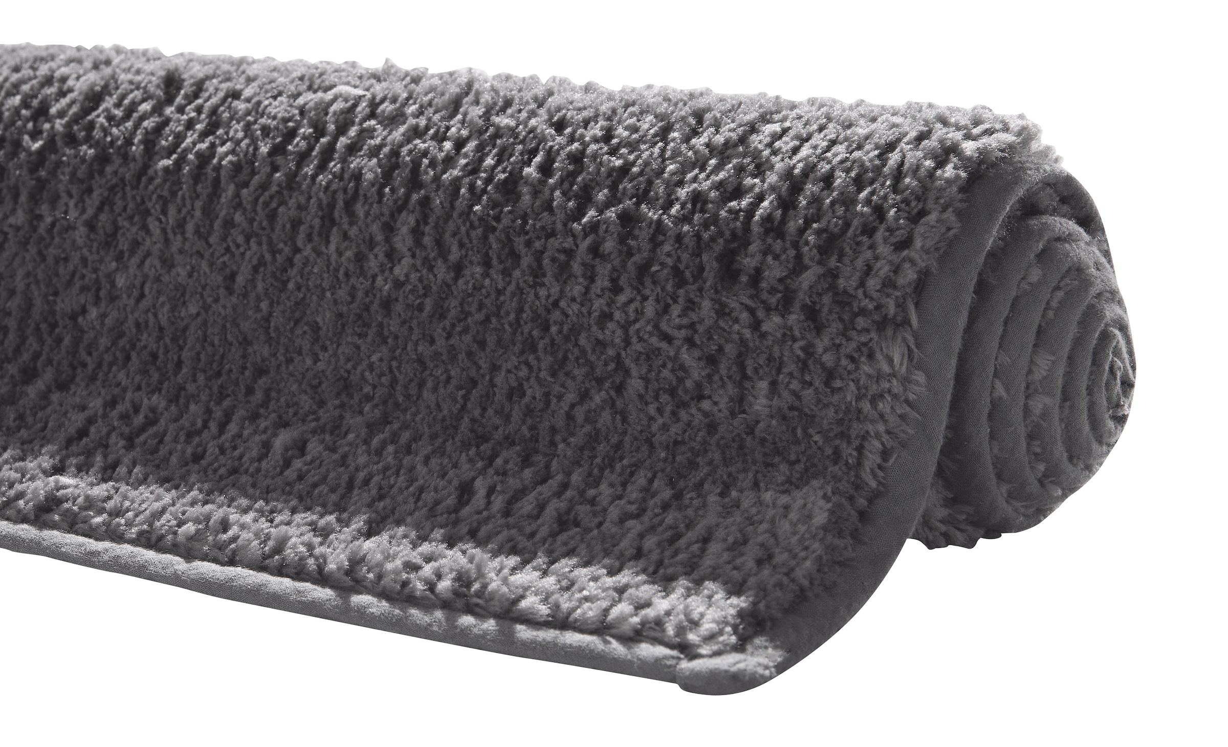my home Badematte »Vanessa, Badvorleger, Badezimmer Teppich«, rutschhemmend beschichtet, schnell trocknend-fußbodenheizungsgeeignet-strapazierfähig, Badteppich, weiche Haptik, unifarben