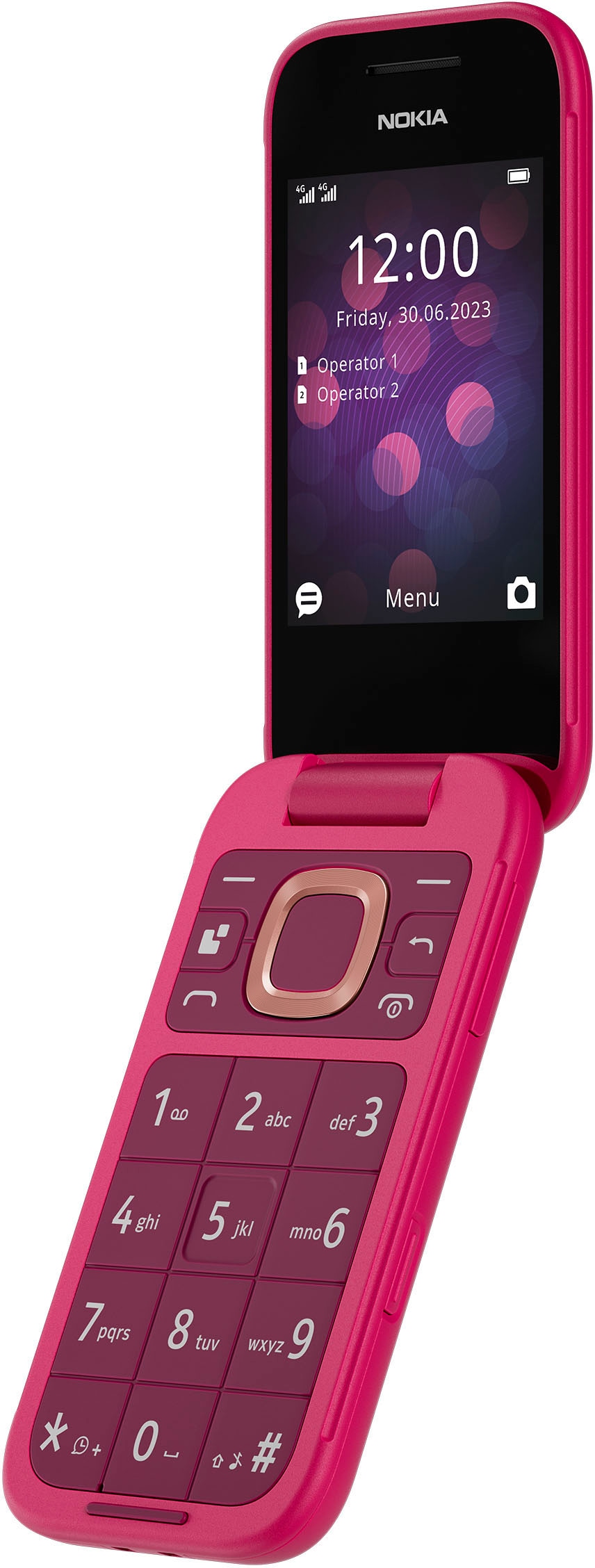 Nokia Klapphandy »2660 Flip«, Rechnung Speicherplatz, 0,13 0,3 7,11 MP schwarz, cm/2,8 GB auf Zoll, Kamera bestellen