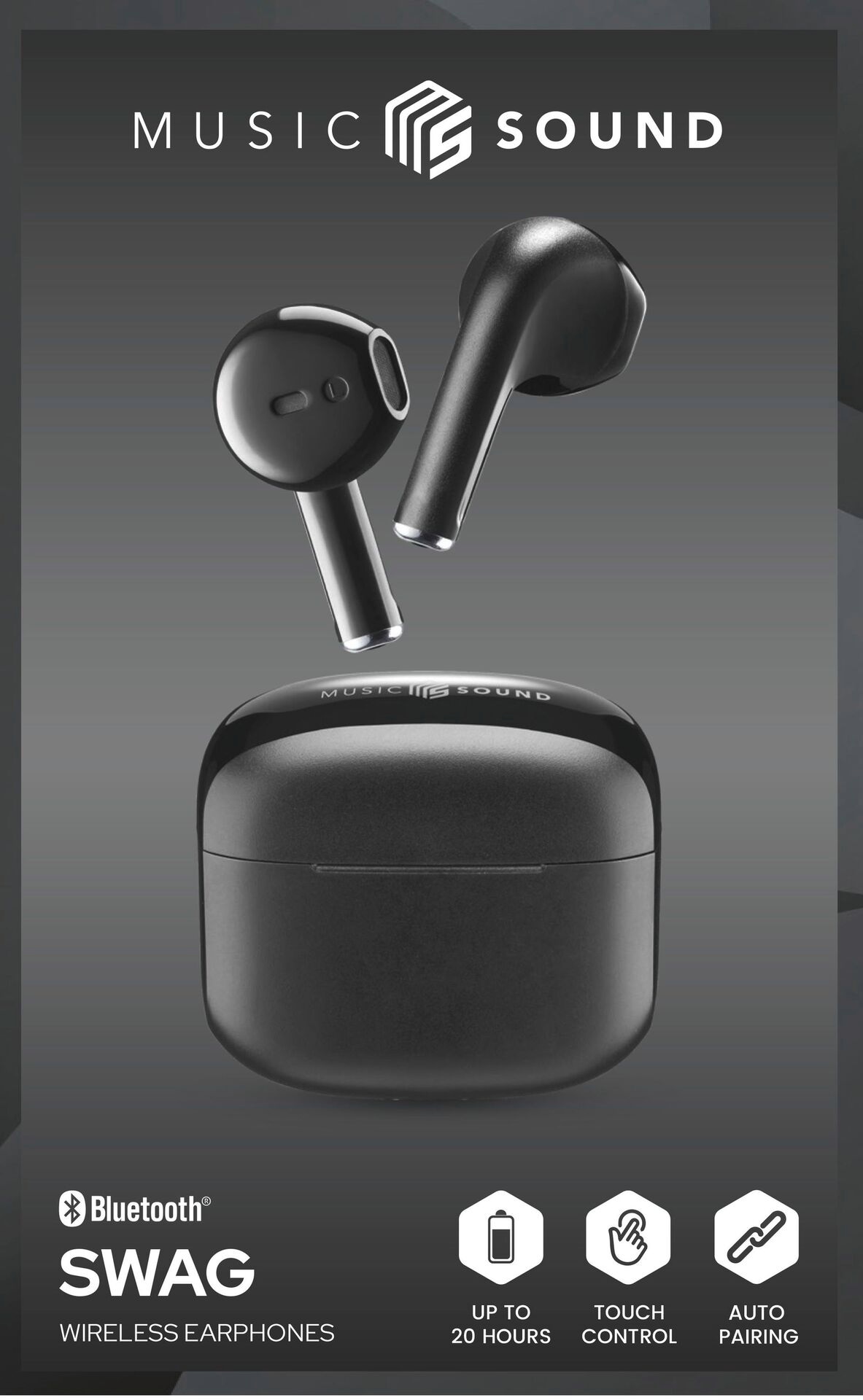 Cellularline wireless In-Ear-Kopfhörer »SWAG BT Kopfhörer MS«