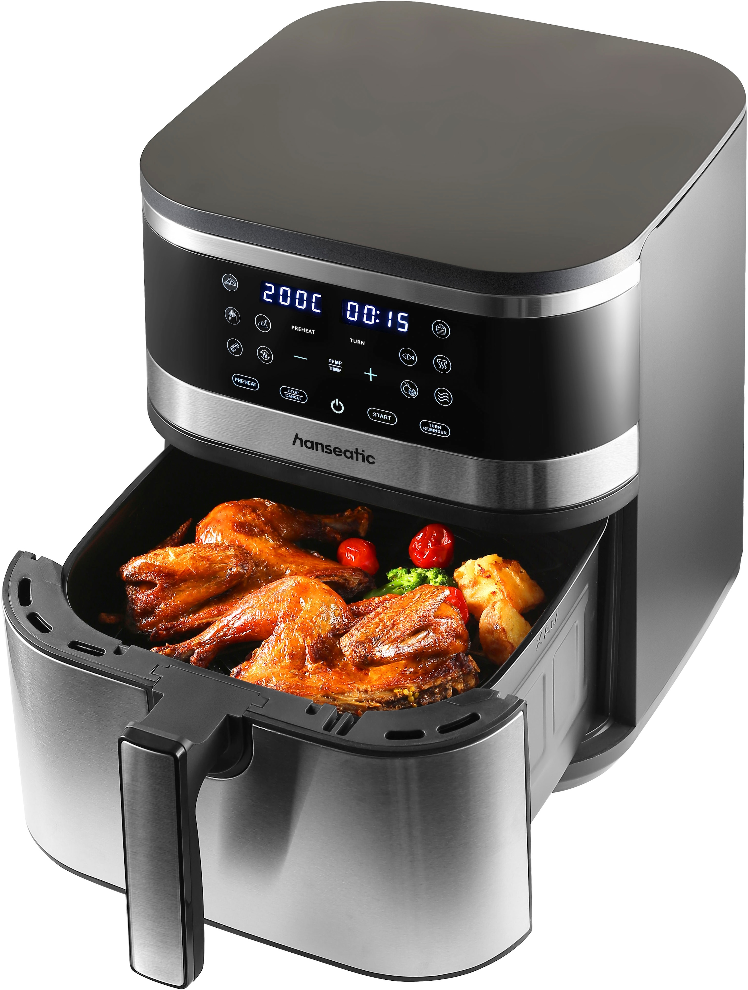 Hanseatic Heißluftfritteuse »HAF810SCA« 1700 W inkl. 3 Jahre Herstellergarantie