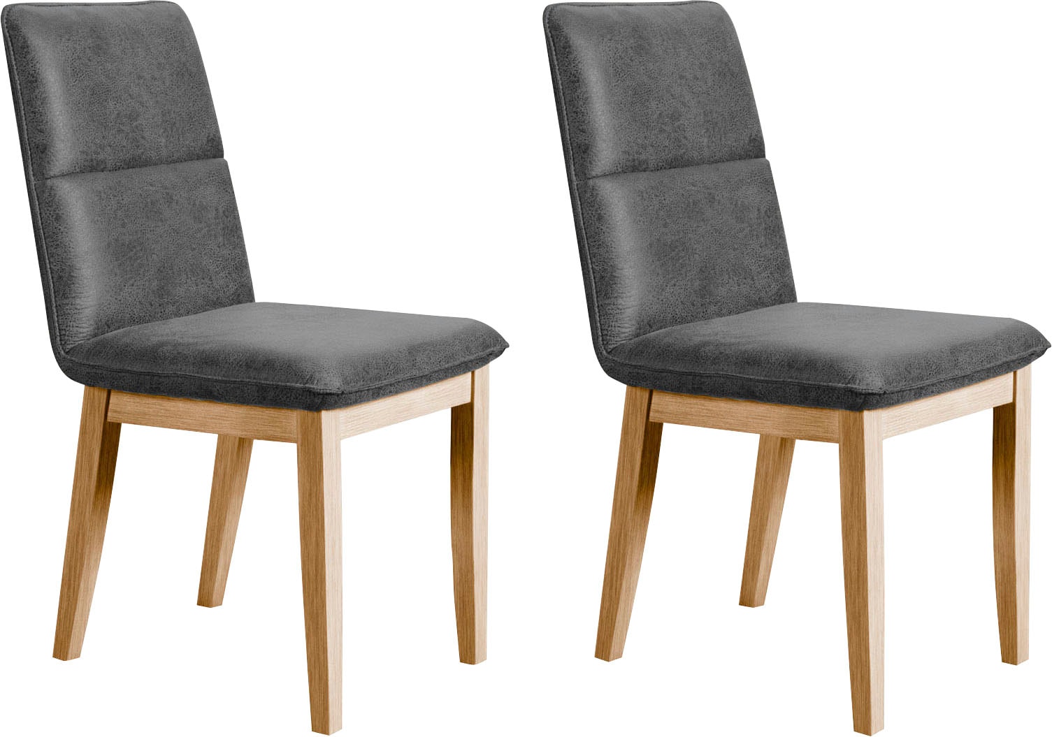 OTTO home Eckbankgruppe »Beluna + Cross Essecke Sitzgruppe Eckbank Küchenbank« Set, Eckbank, 2 Stühle und Tisch, 4 tlg. Sitzgruppe Esszimmer Stühle Tisch und Bank bequem gepolstert