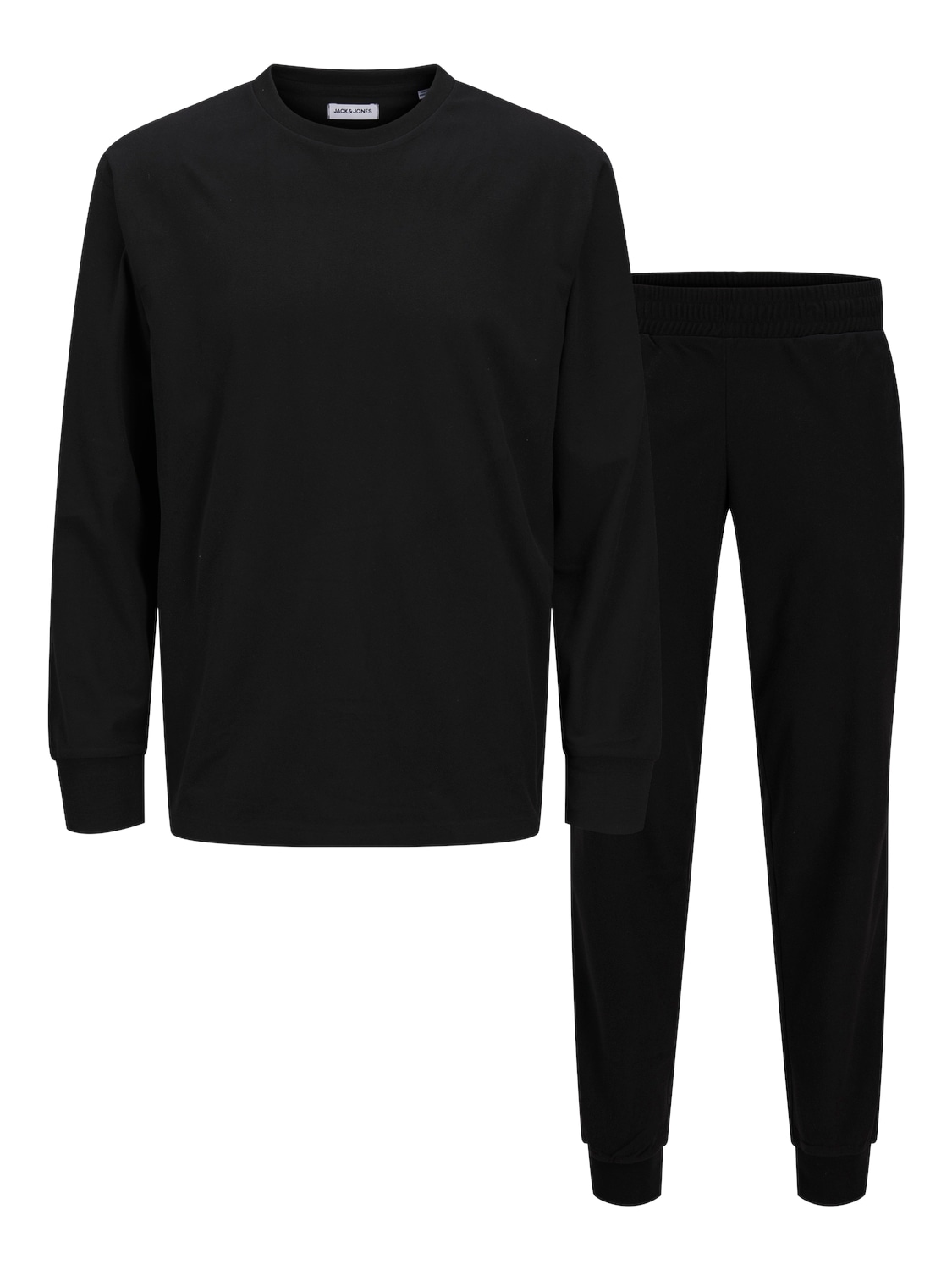 Jack & Jones Langarmshirt »JACSOLID LOUNGE SET W NOOS«, (Set, 2 tlg.)