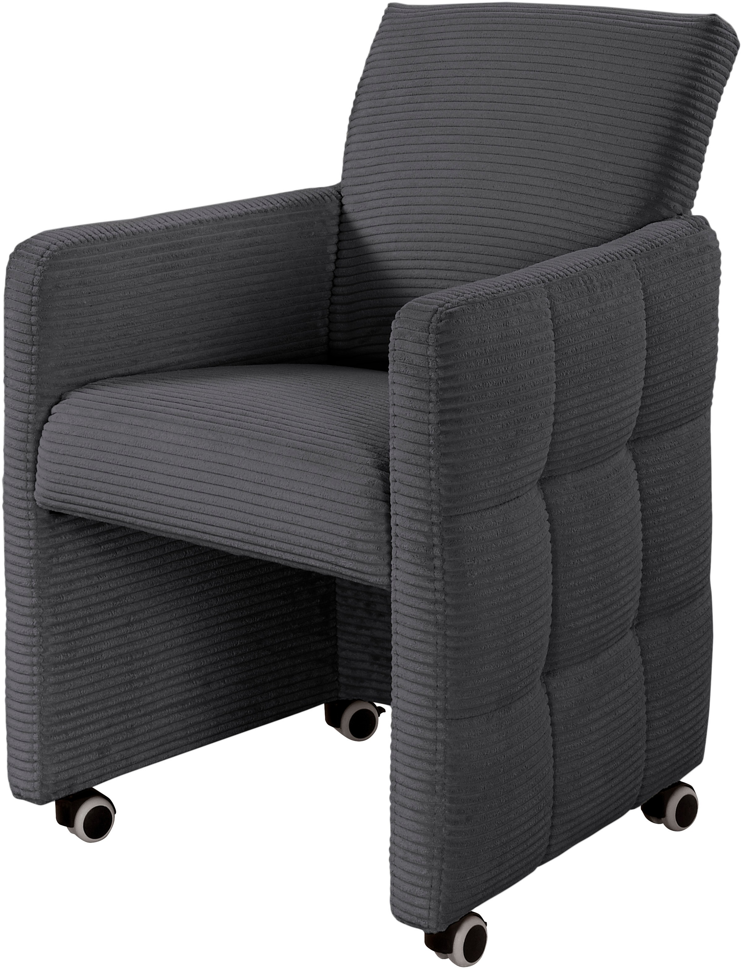 exxpo - sofa fashion Esszimmersessel »Barista, Loungesessel auf Rollen mit günstig online kaufen