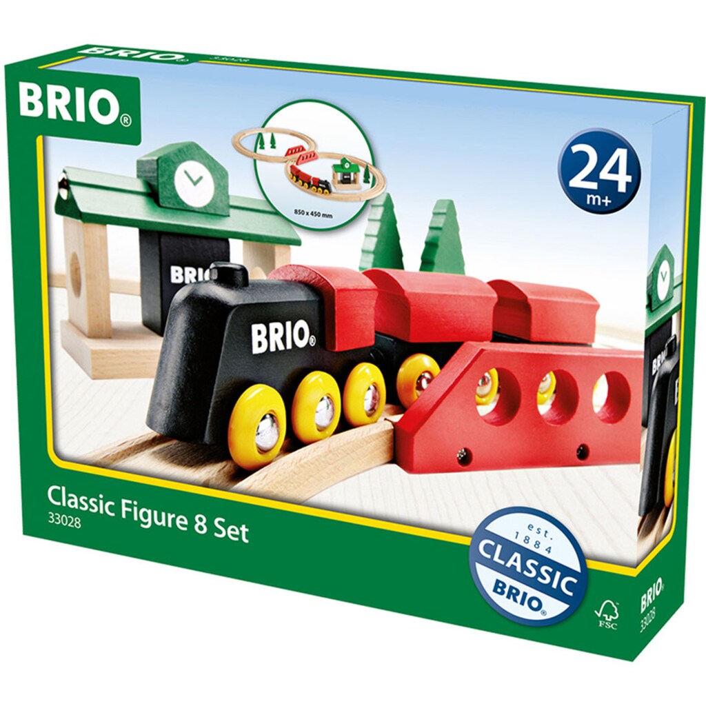 BRIO® Spielzeug-Eisenbahn »Bahn Acht Set - Classic Line«, (Set)