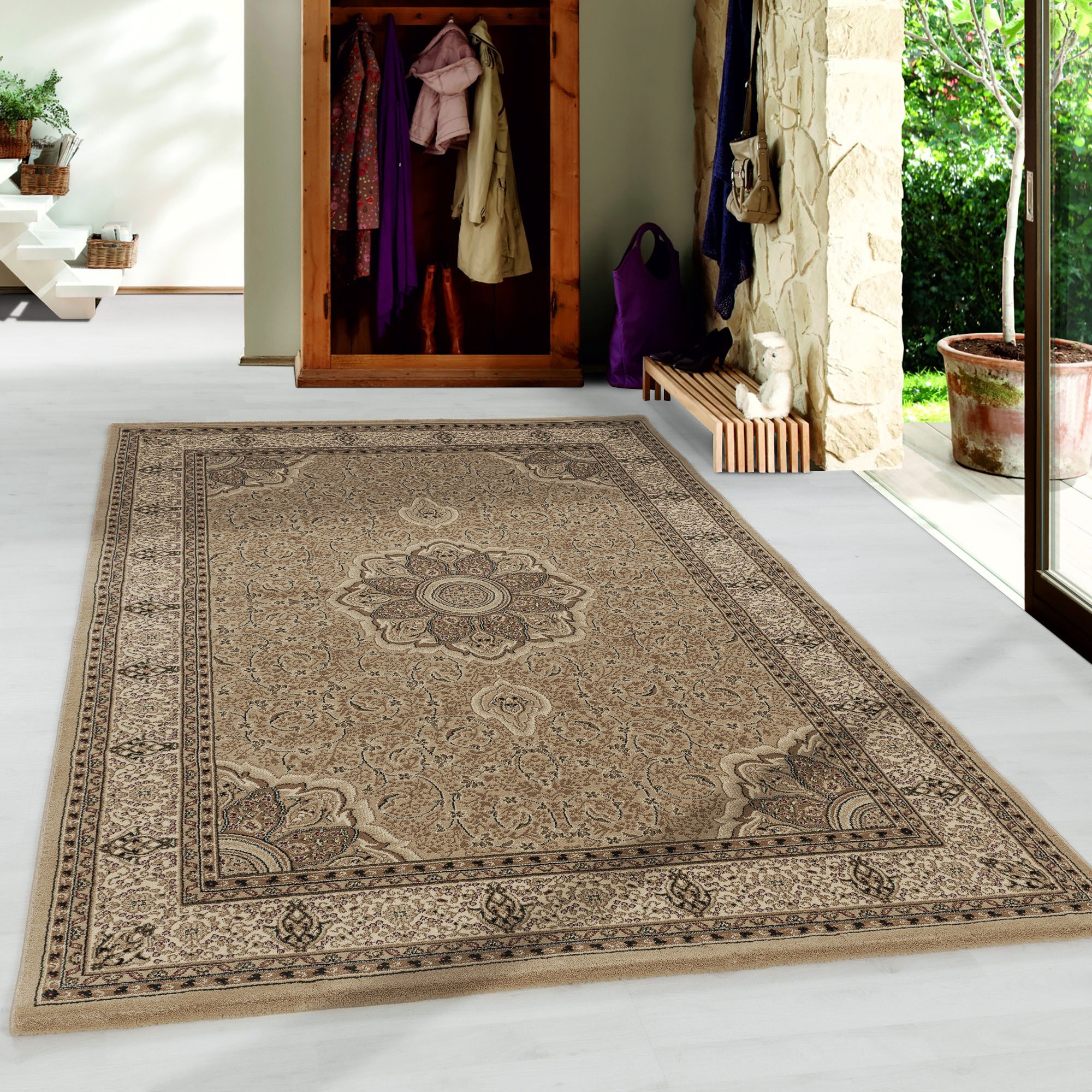 Ayyildiz Teppiche Teppich »KASHMIR 2601«, rechteckig, 10 mm Höhe, Orient Op günstig online kaufen