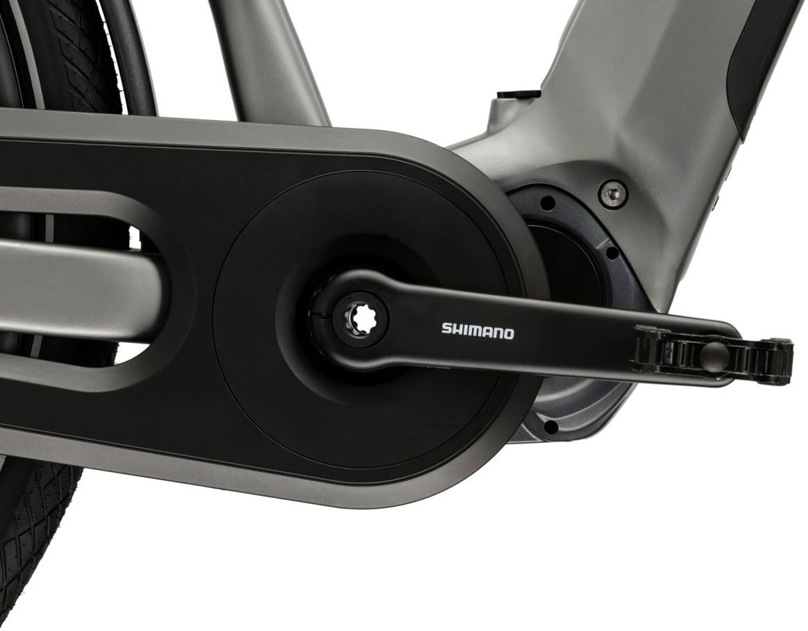 Kross »E-Citybike Damen Sentio 6.0 28" rot - Shimano Mittelmotor« 8 Gang Shimano Nexus Schaltwerk Nabenschaltung Mittelmotor 250 W SHIMANO 36 V/250 W E6100, Mittelmotor