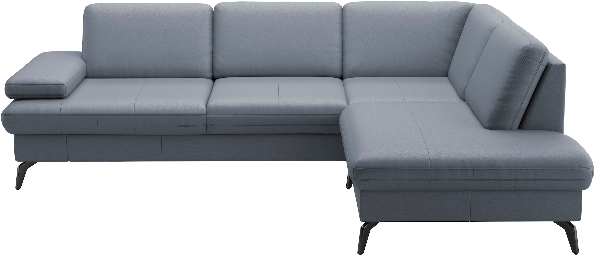 sit&more Ecksofa »Morris L-Form, inkl. Sitztiefenverstellung«, wahlweise mit Armteilverstellung, Bettfunktion & Bettkasten