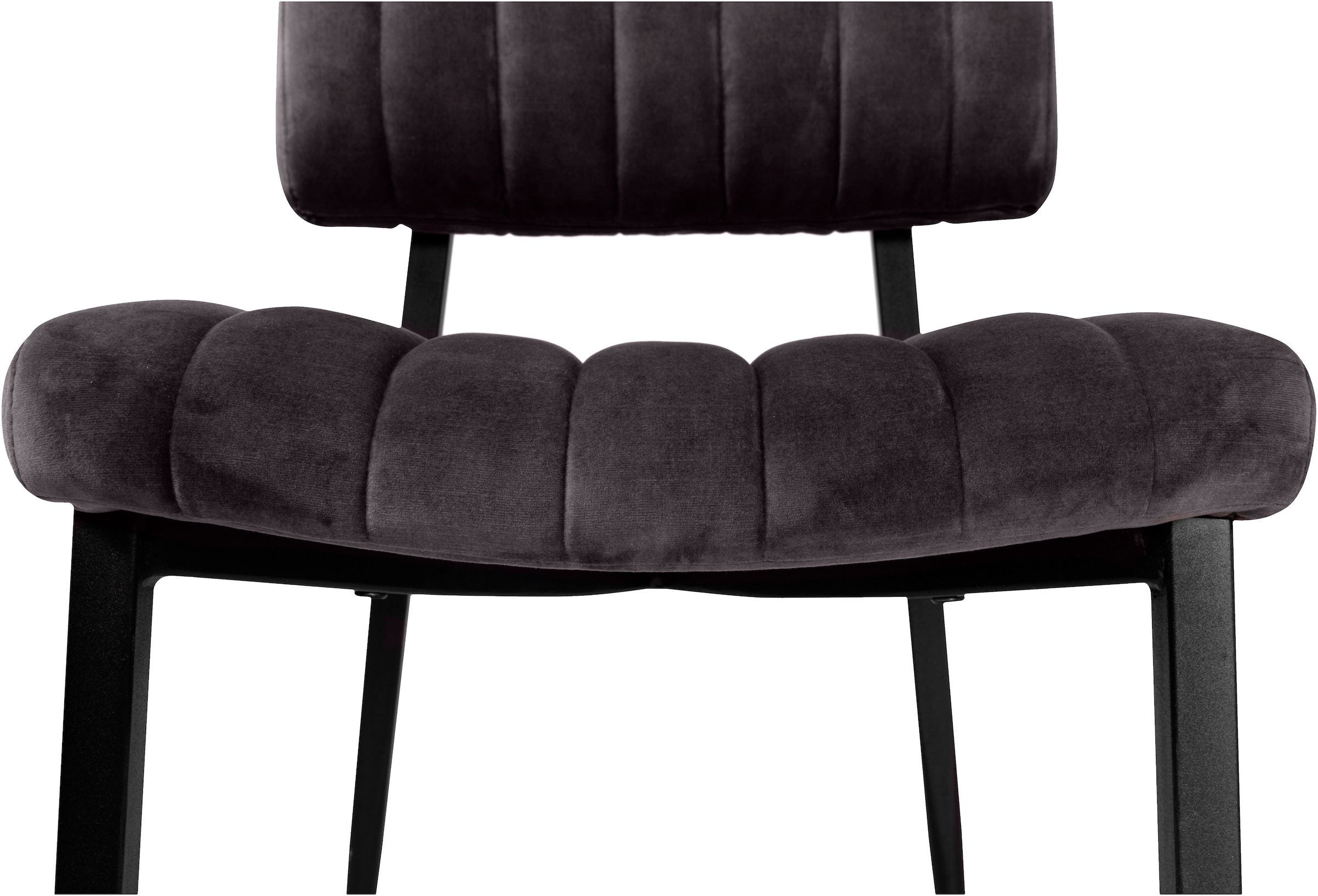OMG Design Esszimmerstuhl »Ivan«, (Set), 2 St., Stoff, pflegeleichter Samtvelour Bezug, Küchenstuhl