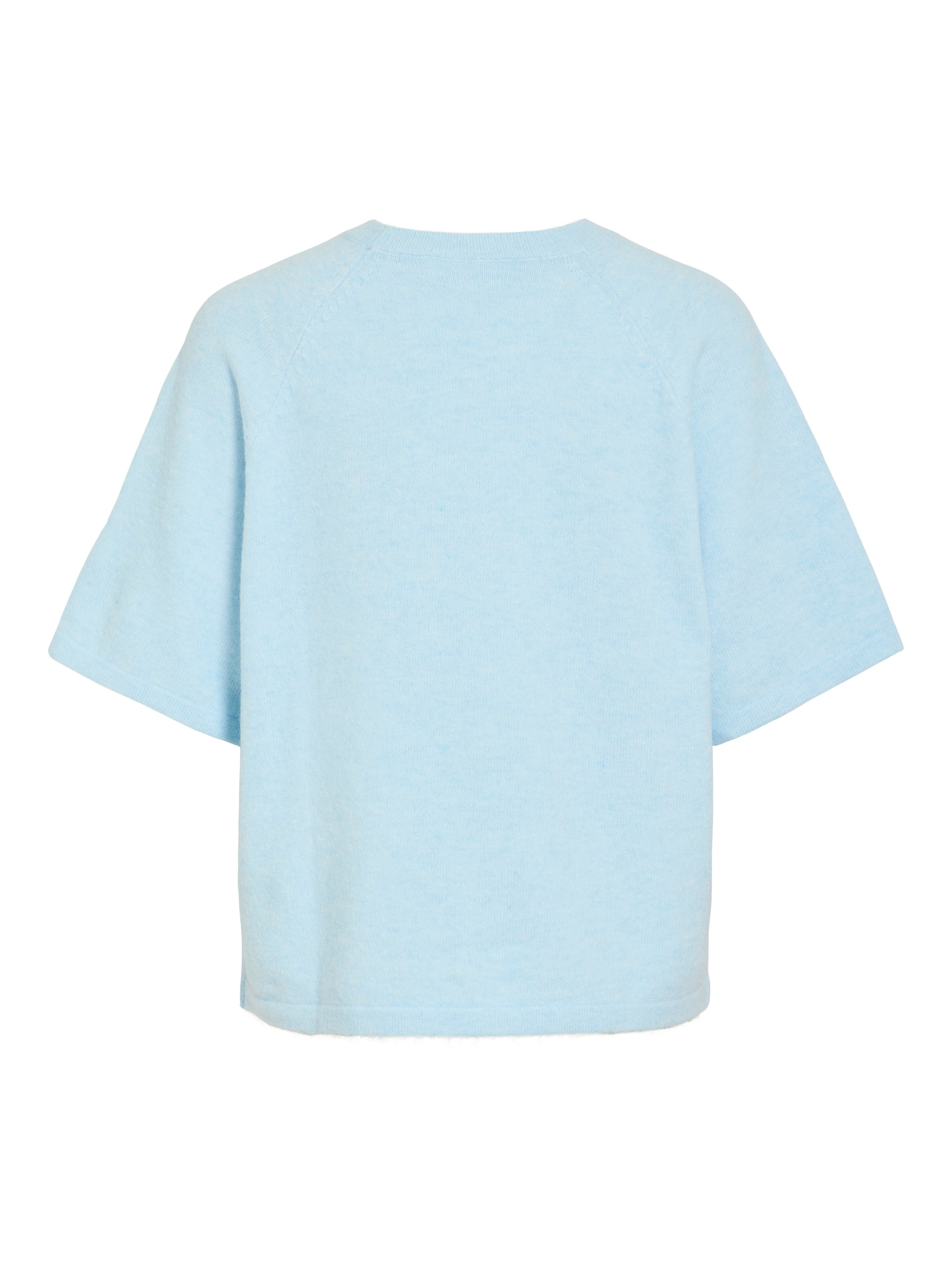Vila Strickpullover »VILIGA 2/4 O-NECK KNIT TOP - NOOS« Materialmix, relaxed fit