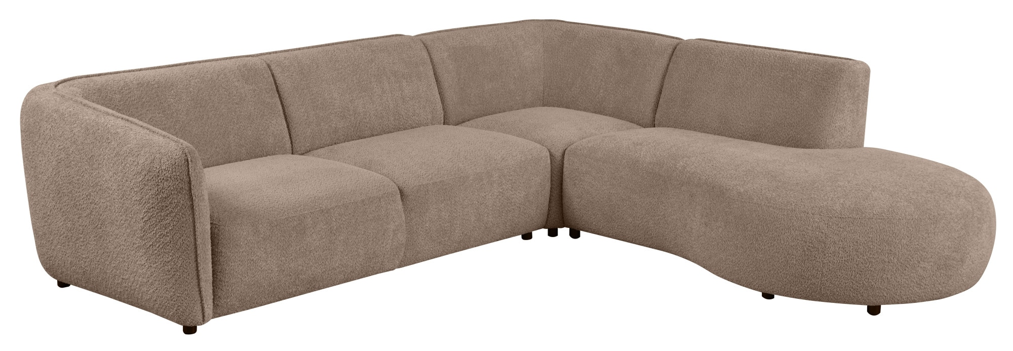 andas Ecksofa »Ostrup«, schlichtes modernes Design, in verschiedenen Farben